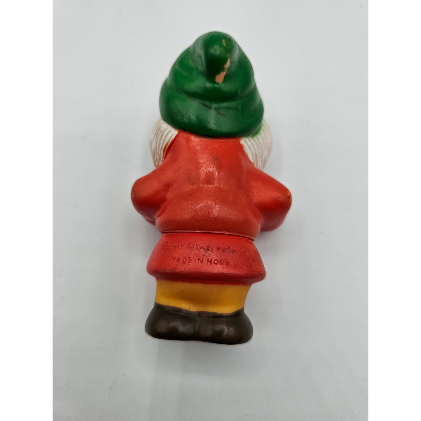 Vintage Snow White and the 7 Dwarfs Rubber Plastic 5" Figure SNEEZY