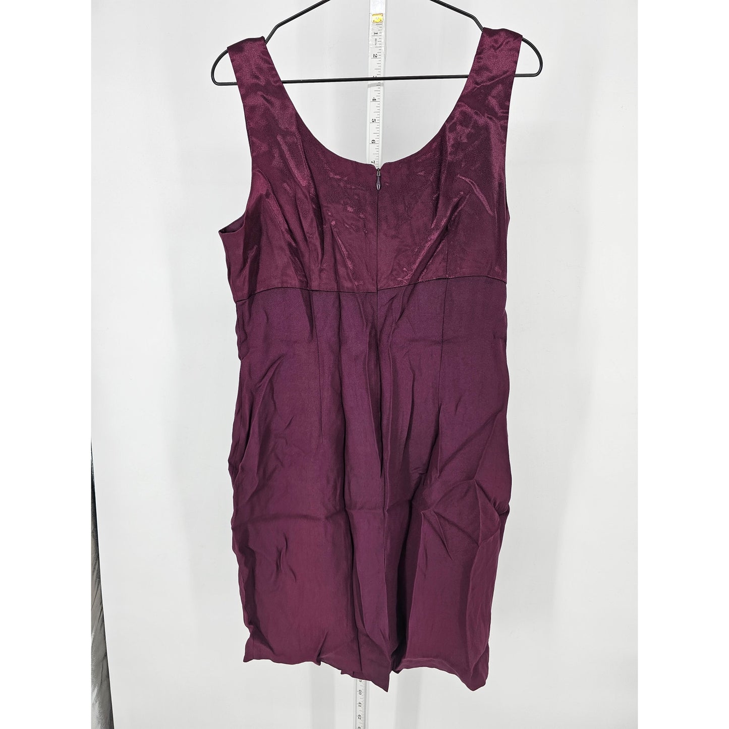 JR Nites by Caliendo Womens 14 Knee Length Formal Dress Plum Purple Sleeveless