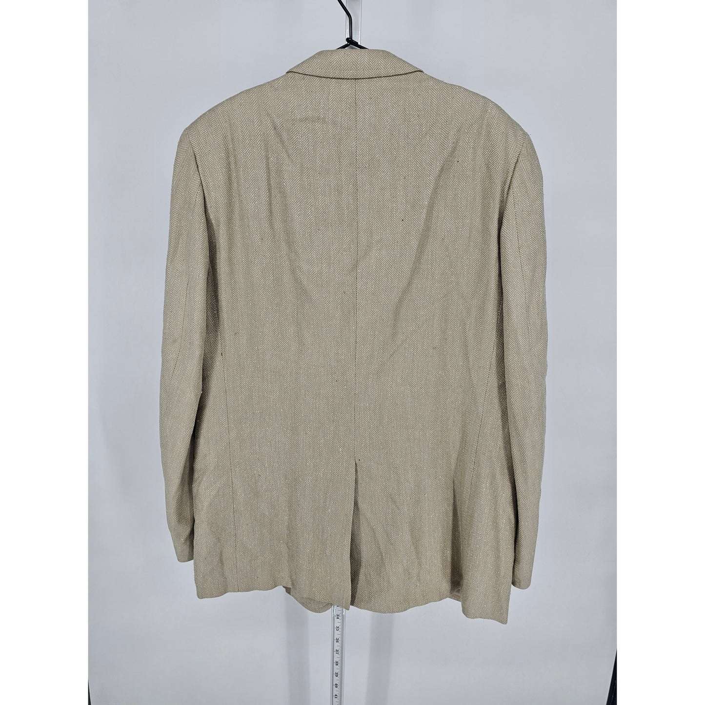 Vintage Kingsridge Godchams Mens 2 Button Suit Blazer Beige Tan