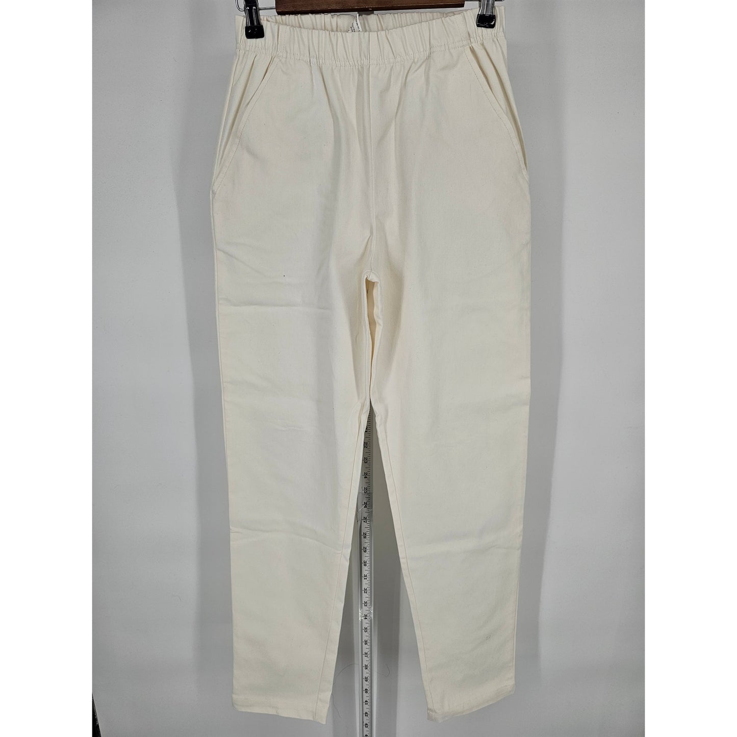 Vintage 1990s American Sweetheart Womens Sz S Pull On High Waist Pants White