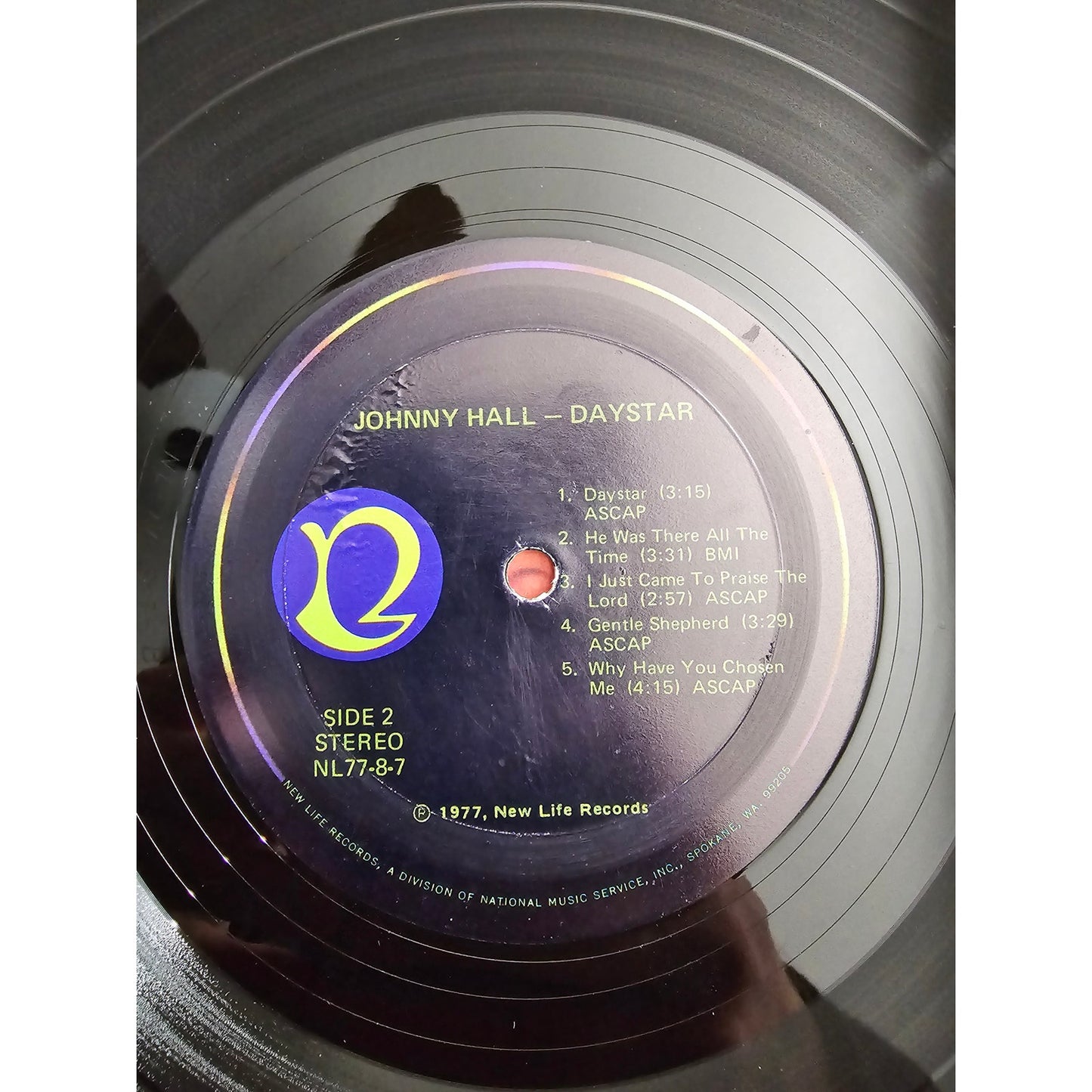 Daystar Johnny Hall Arranged by Bob Krogstad New Life Records NL 77.8.7 1977