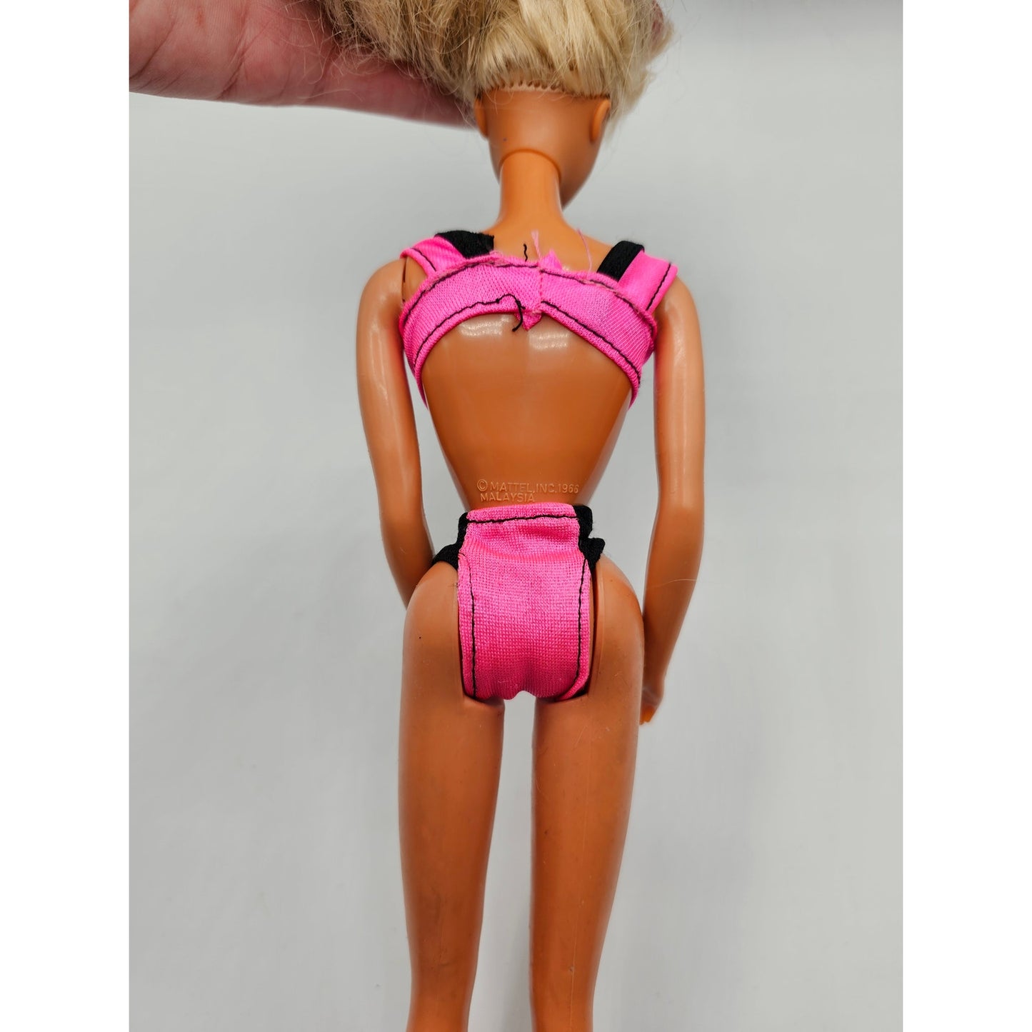 Vintage 1988 Beach Blast Barbie Doll w/ Pink Bikini Blonde Hair