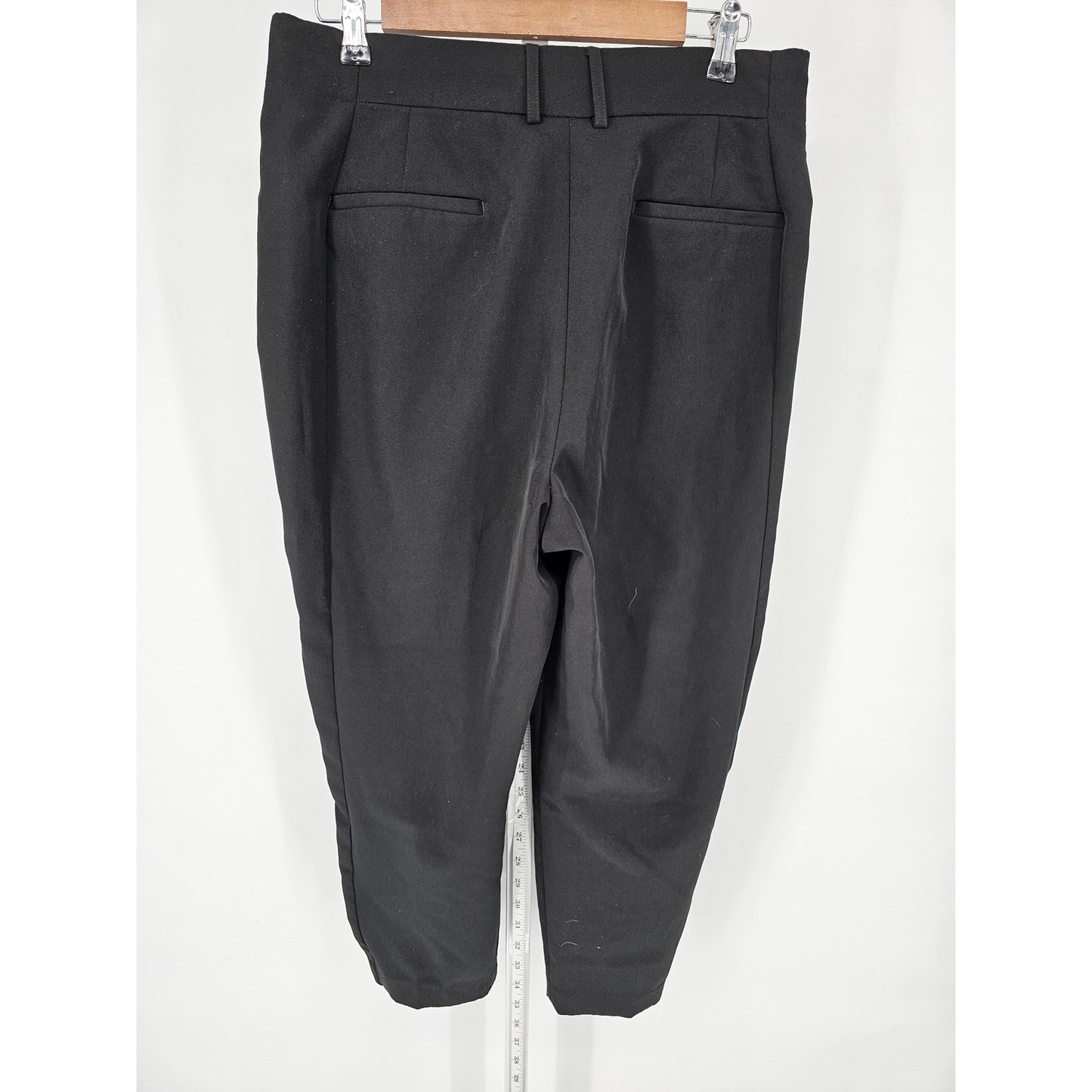 Express Womens Sz M Classic Straight Leg Black Dress Pants