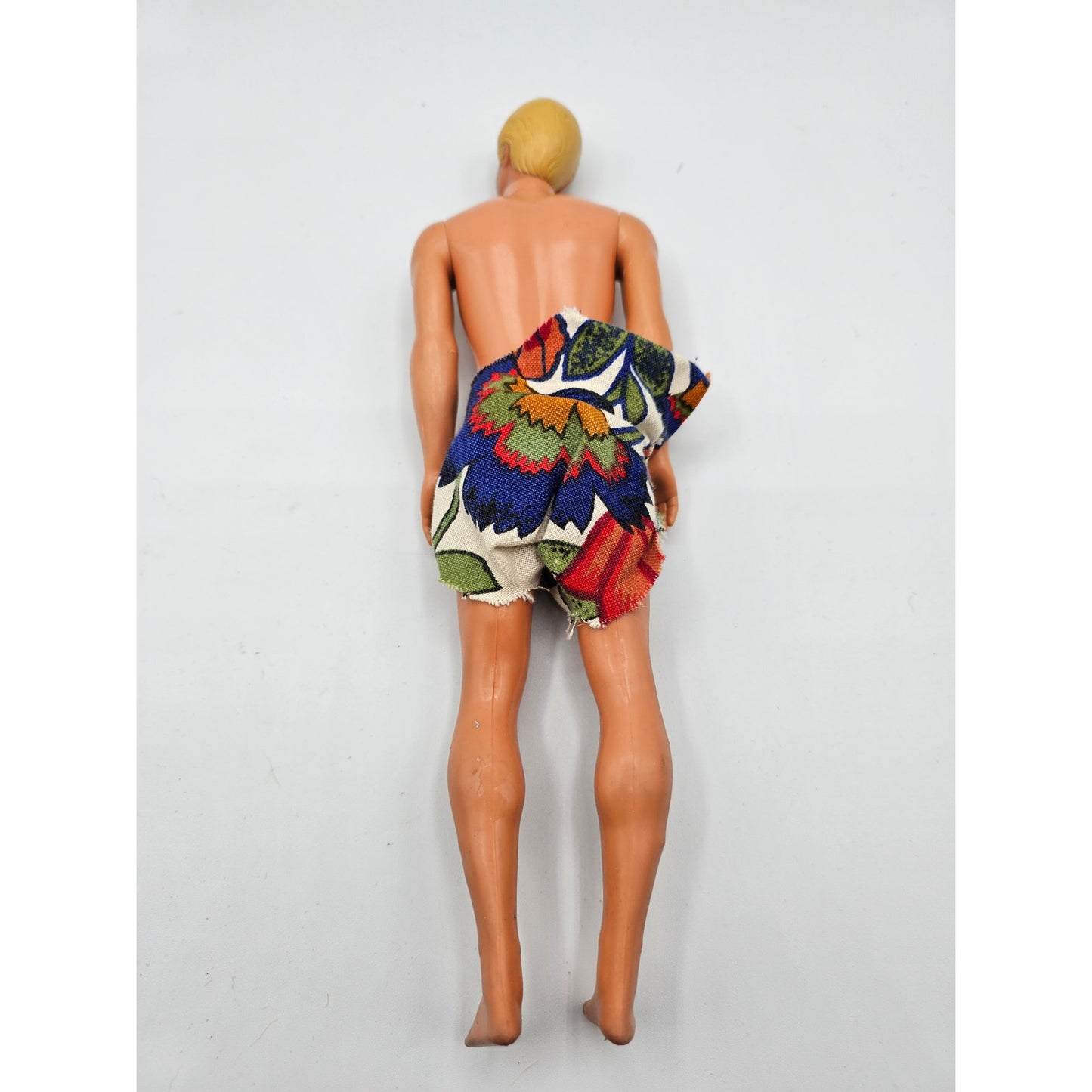 Vintage 1987 Mattel Barbie KEN Molded Hair Doll Blonde Blue Eyes