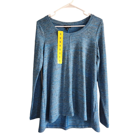 Jones New York Womens Sz S Long Sleeve Blouse Blue NEW