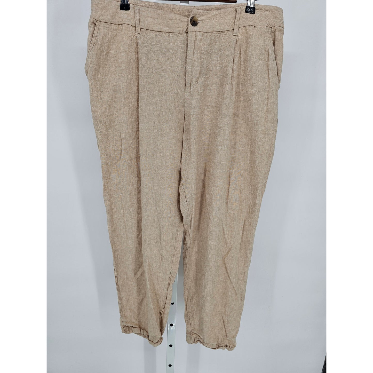 A New Day Womens Sz 14 Slim Leg Dress Pants Beige Tan Target
