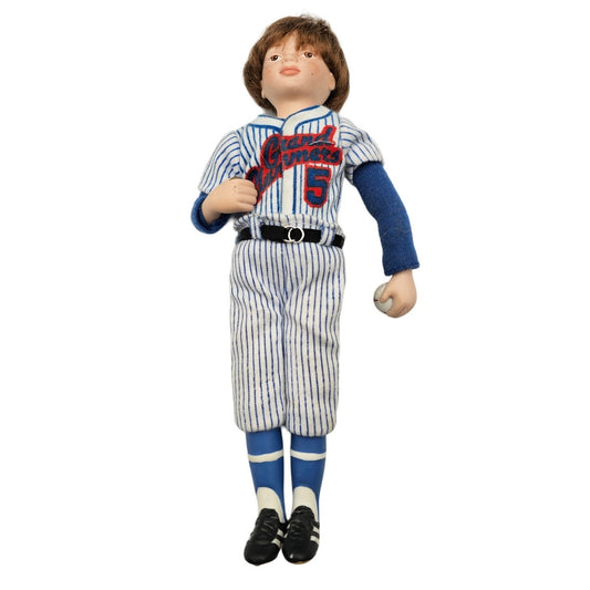 Vintage Avon Childhood Dreams Porcelain Doll Baseball Player Grand Slammers