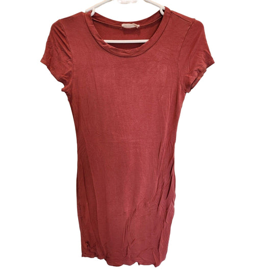 Vintage Y2K Mind Code Womens Sz M Fitted Shirt Dress Dark Pink