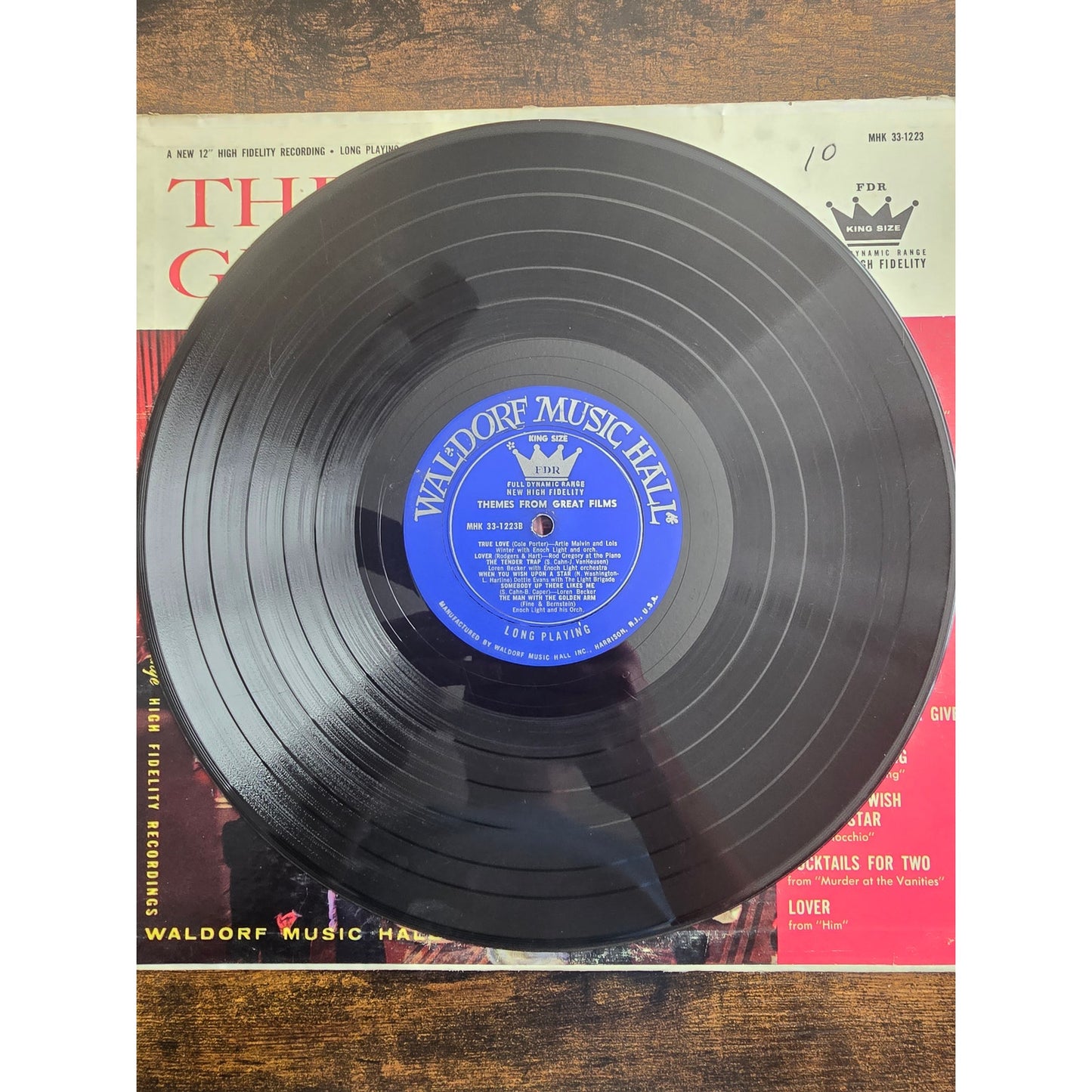 Vintage Themes from Great Films Waldore Music Hall MHK 33-1223 LP