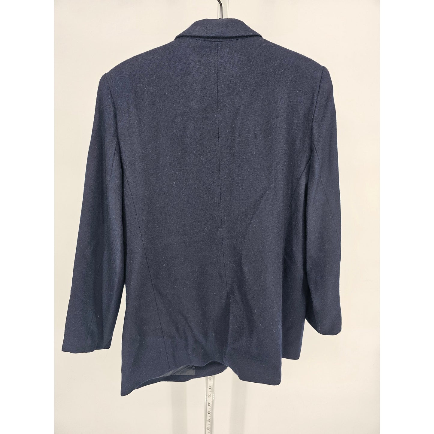 Vintage 1990s Requirements Petites womens Sz 10P 100% Wool Blazer Navy Blue