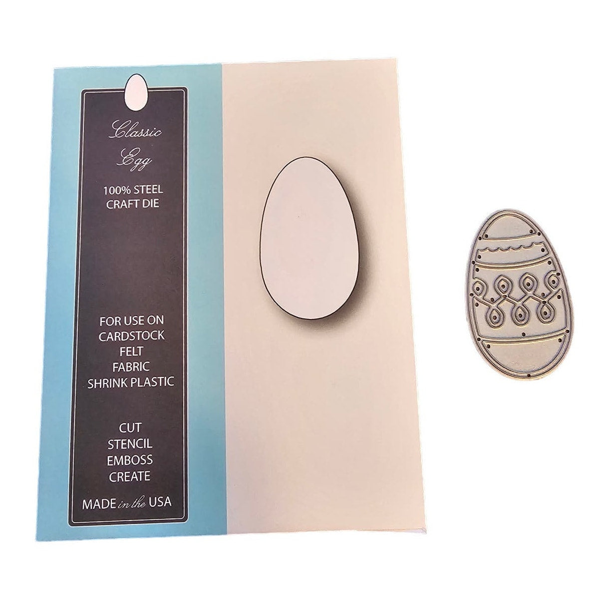 Memory Box Filigree Classic Easter Egg Steel Craft Die Style 98305