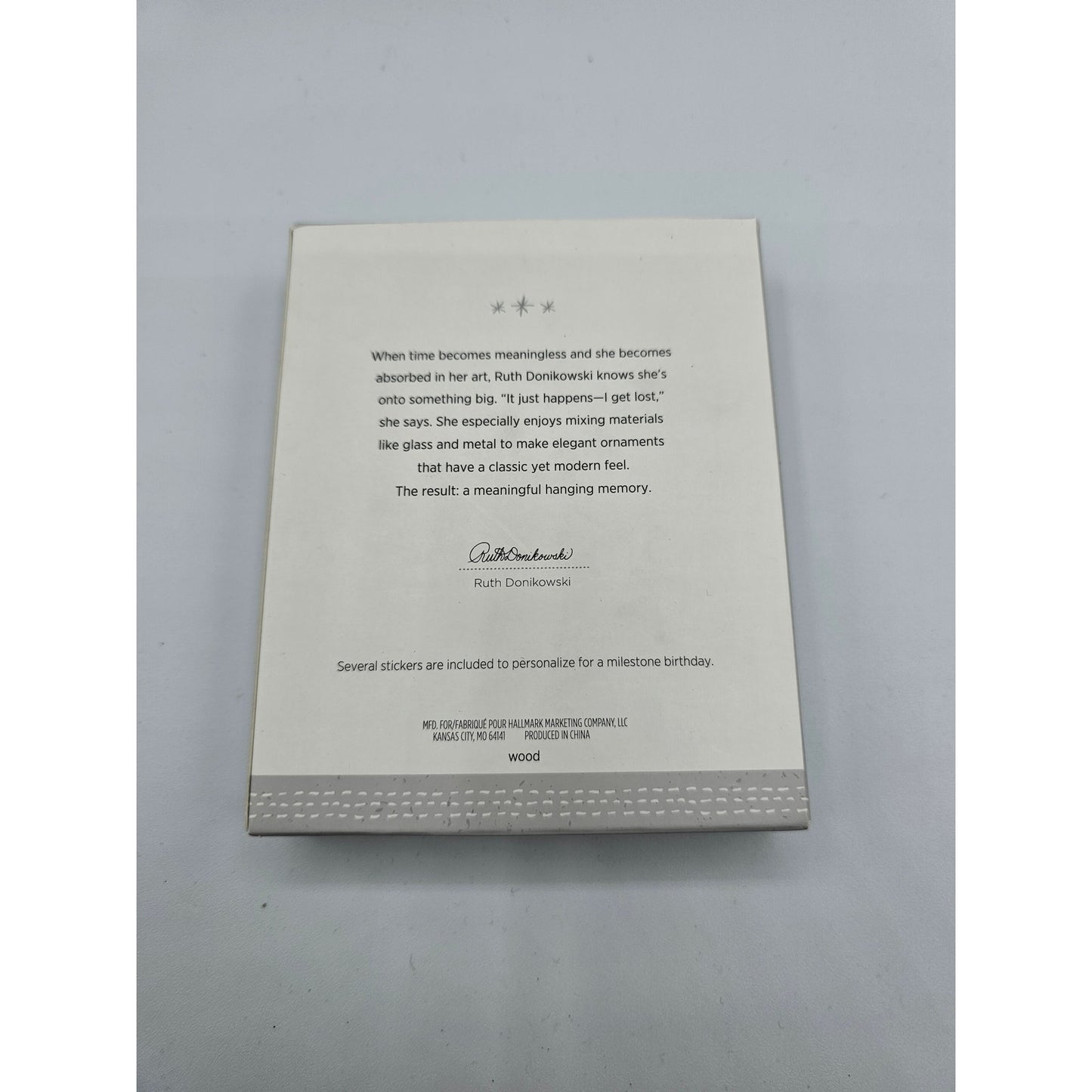 Hallmark Keepsake Christmas Ornament Happy Birthday Present Customizable