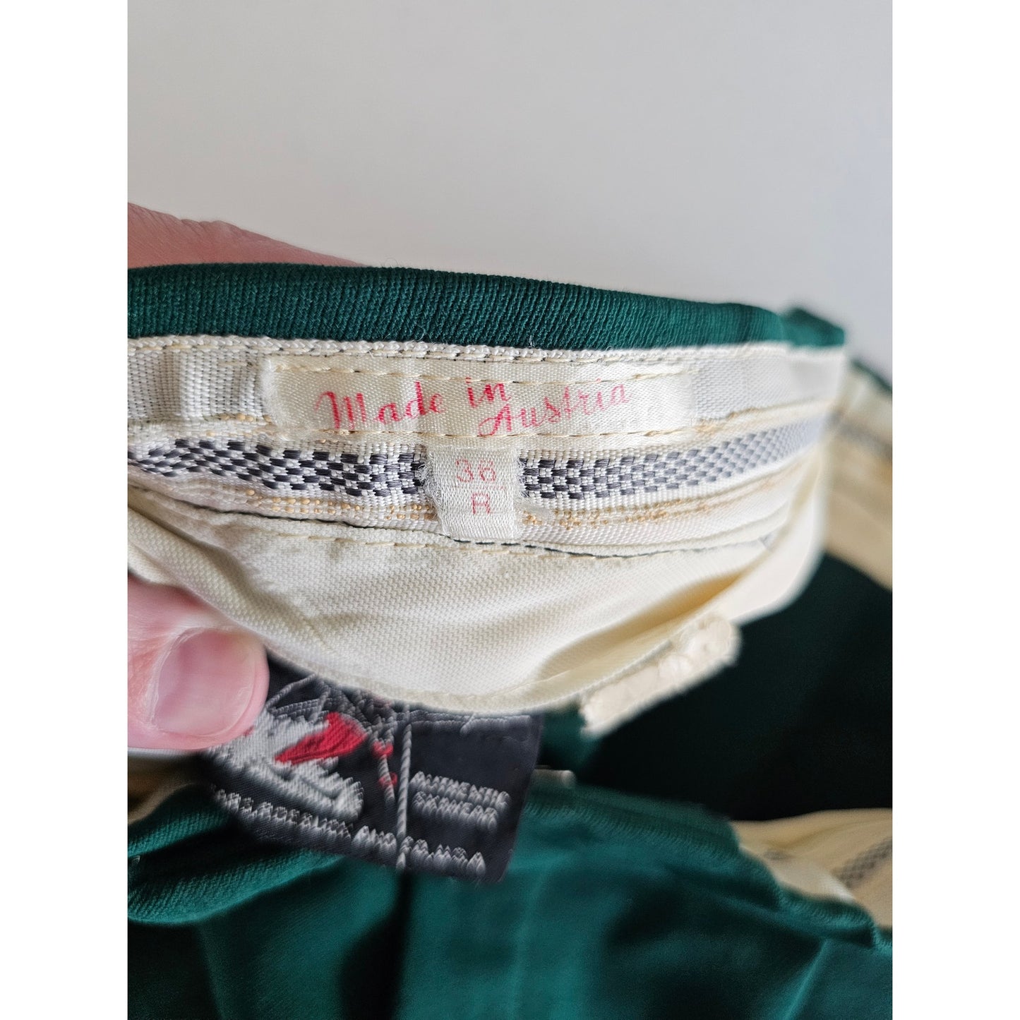 Vintage Sears Roebuck Womens Sz 36 Emerald Green Ski Snow Pants Stirrups