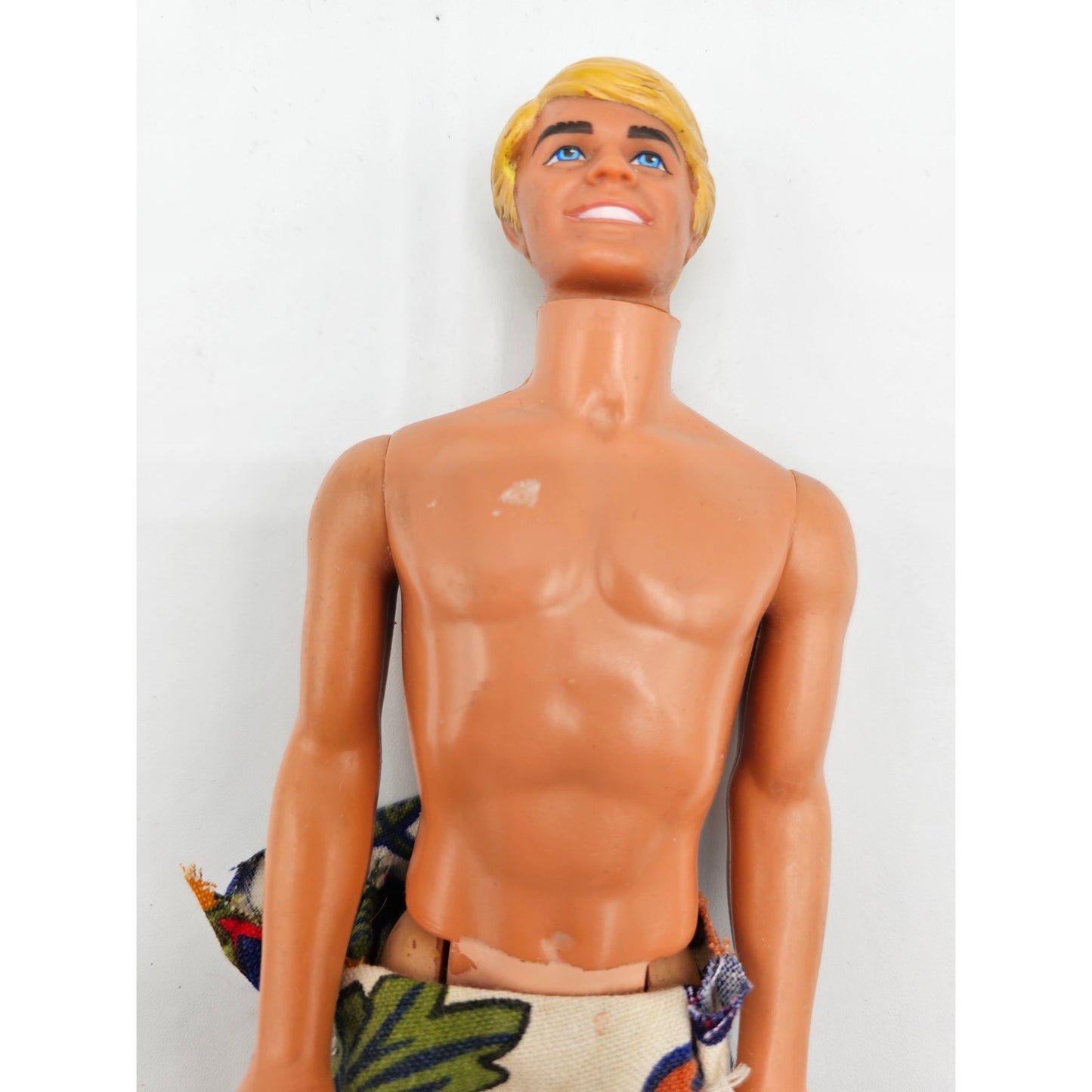 Vintage 1987 Mattel Barbie KEN Molded Hair Doll Blonde Blue Eyes