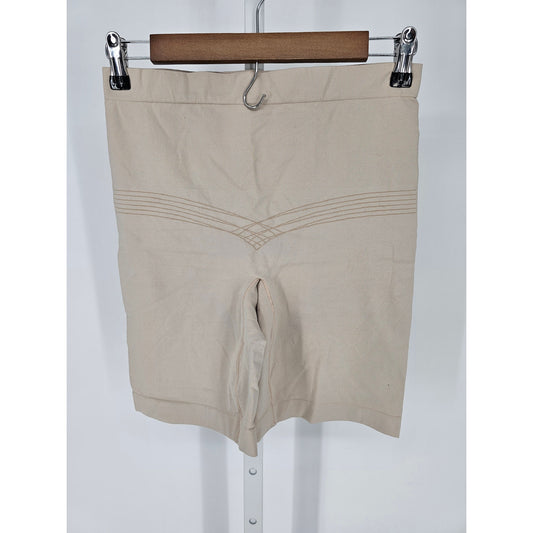 Adolfo Intimates Womens Sz M Shaper Tummy Slimmer Bottom Cream Color