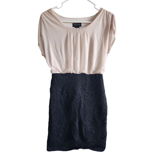 En focus Studio Womens Sz 10 Pencil Dress Light Pink Gray Career