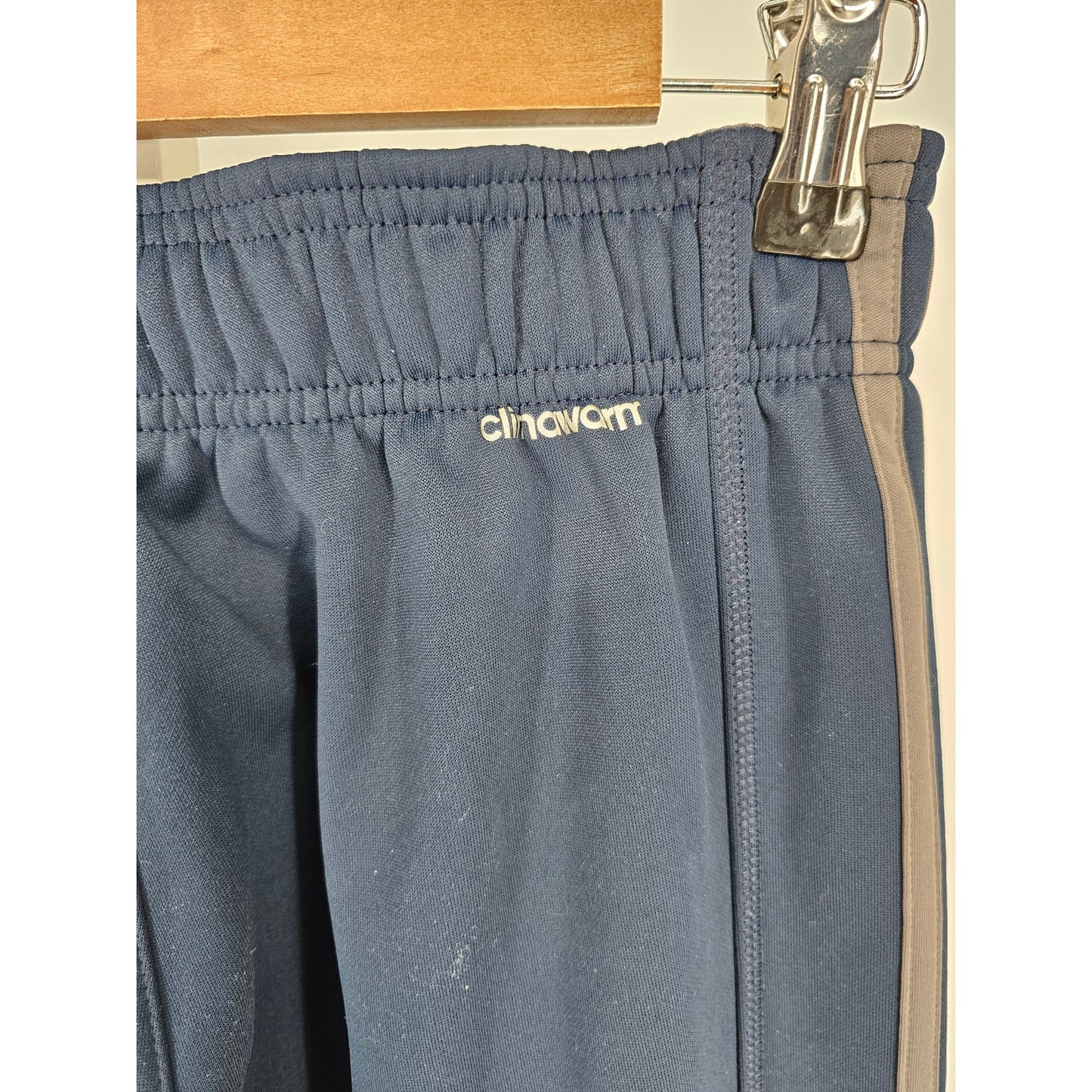 Adidas Mens Sz S Navy Blue Track Pants Athletic Basketball