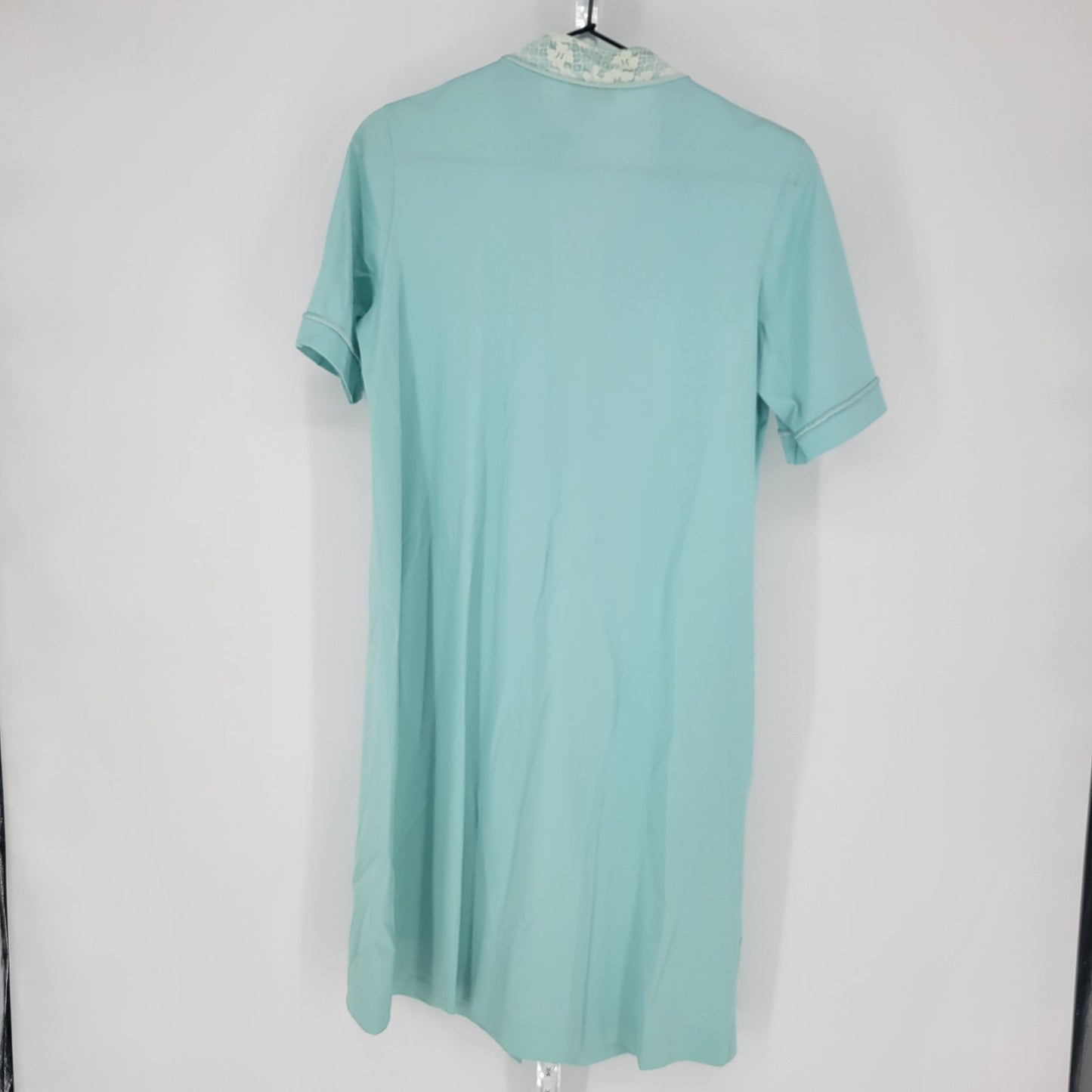 Vintage 1960s JCPenney Loungewear Womens Sz L House Dress Nightgown Light Blue