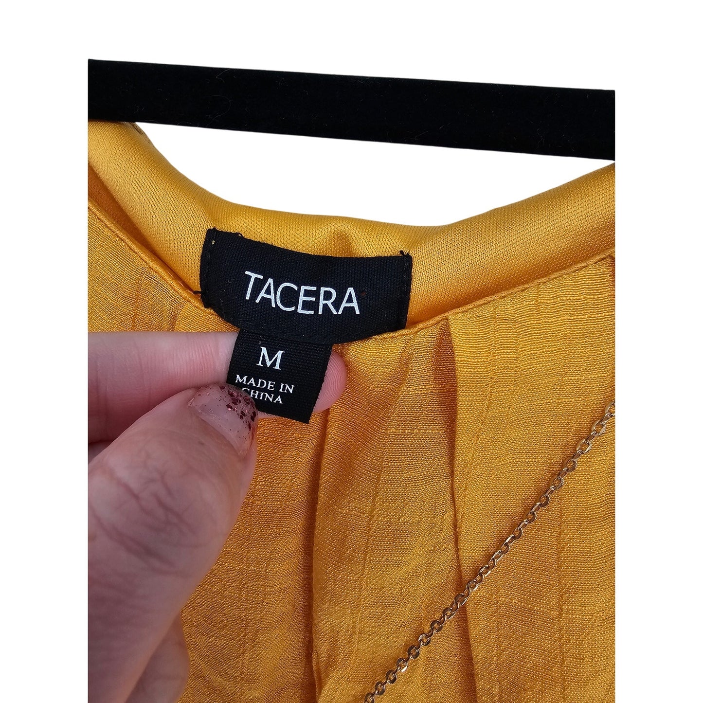 Tacera Womens Sz M Maxi Length Sleeveless Dress Mustard Yellow Gold NEW