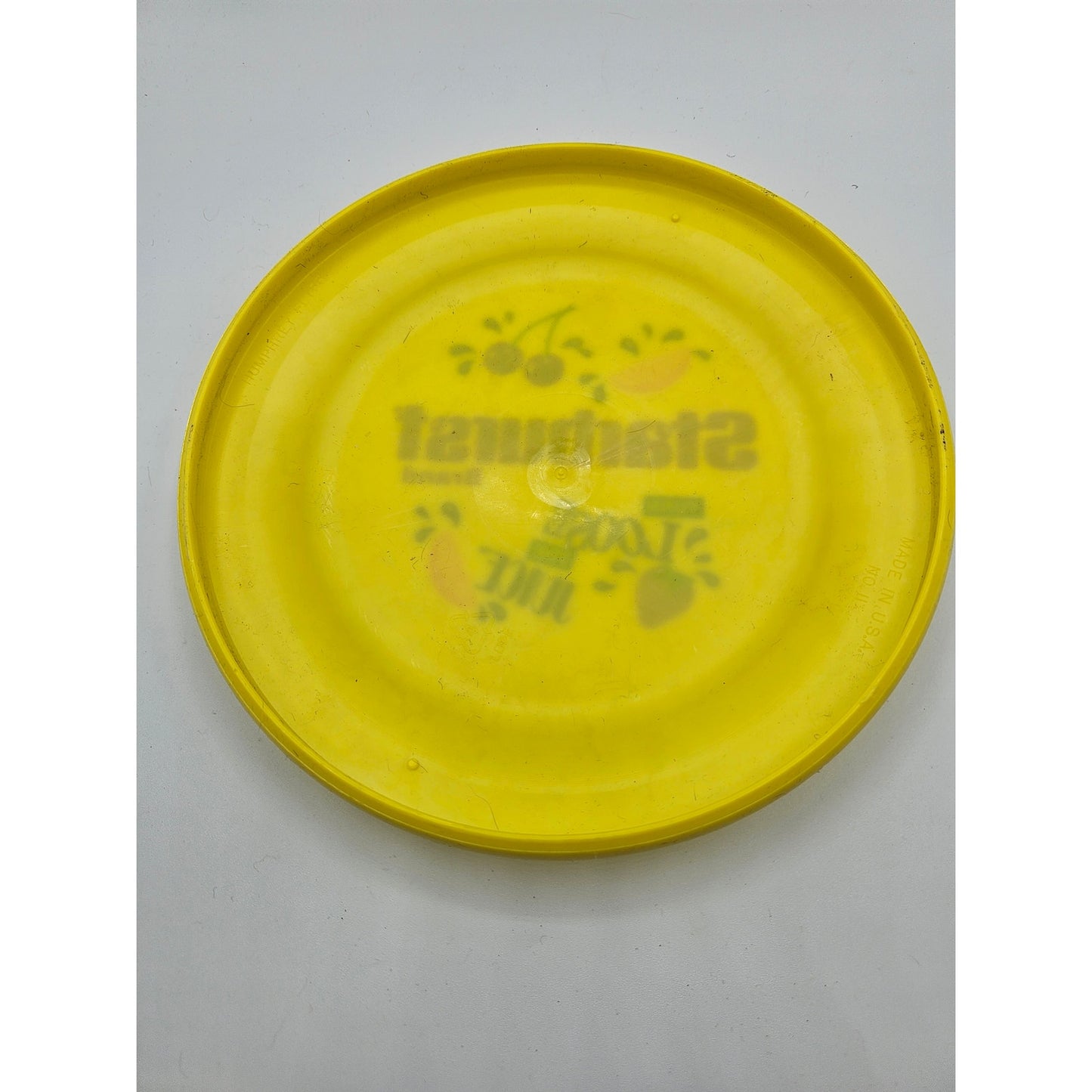 Vintage Starburst Candy Promotional Frisbee "Turn Loose The Juice" U.S.A.