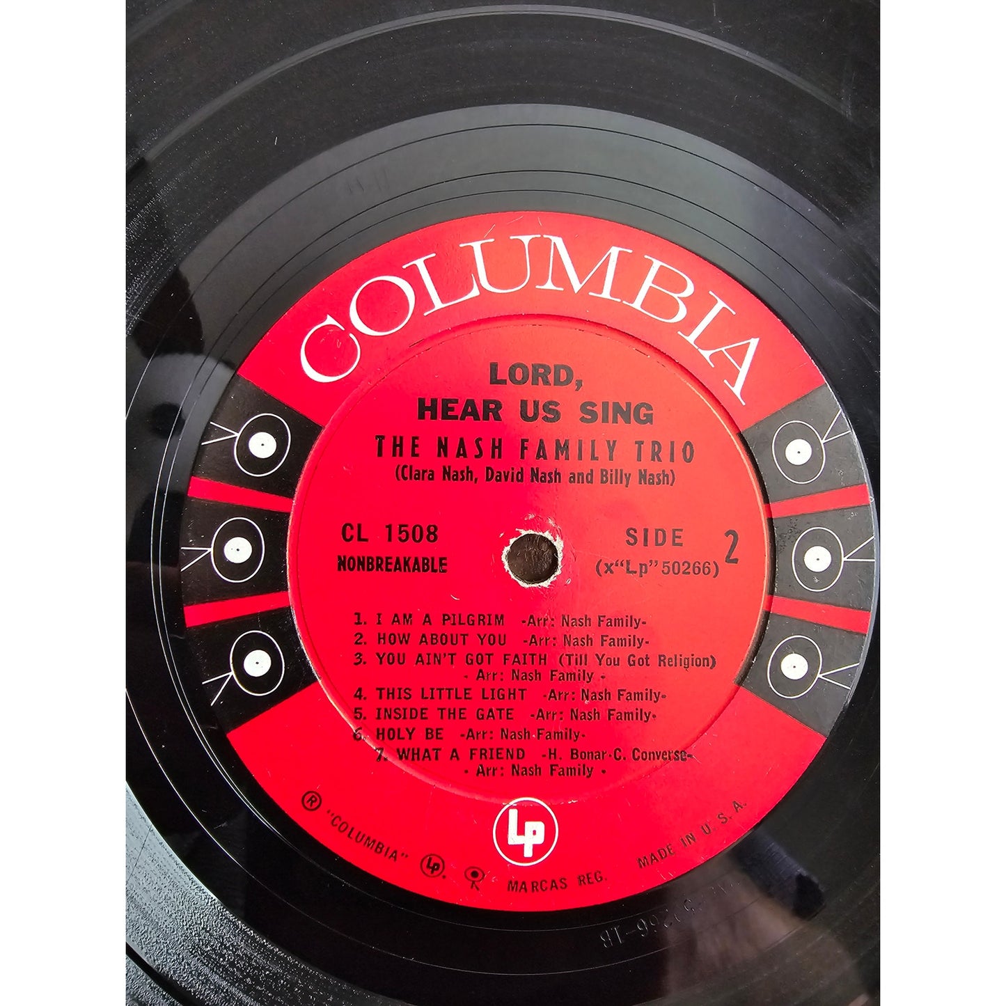 Lord, Hear Us Sing The Nash Family Trio Columbia Records CL 1508 LP