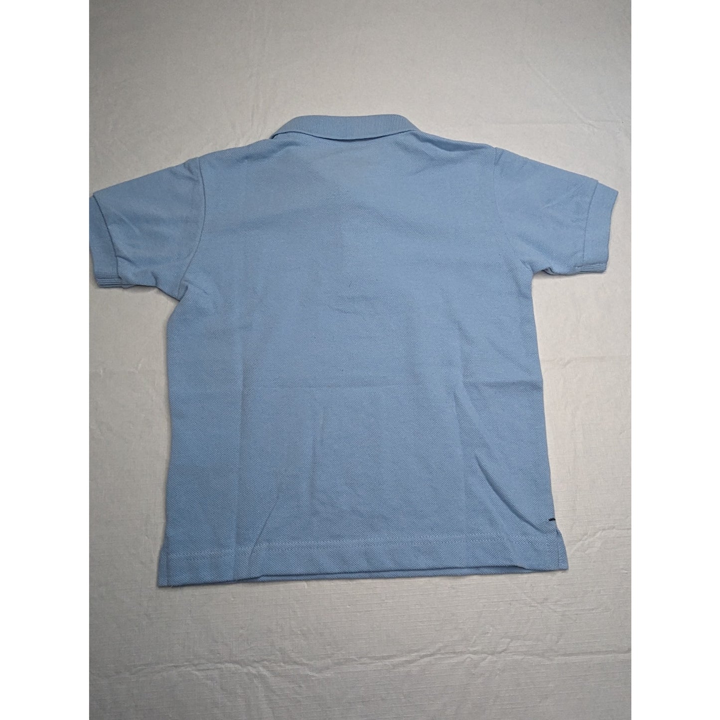 NWT Dickies Boys Size M (5/6) Light Blue Pique Polo Short Sleeve Shirt Uniform