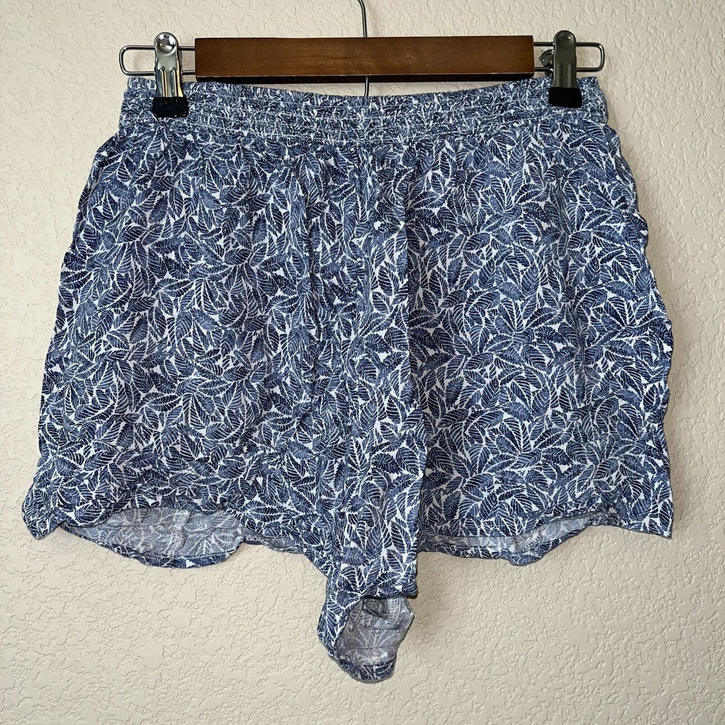 Hollister Juniors Sz M High Waist Slouchy Shorts Blue