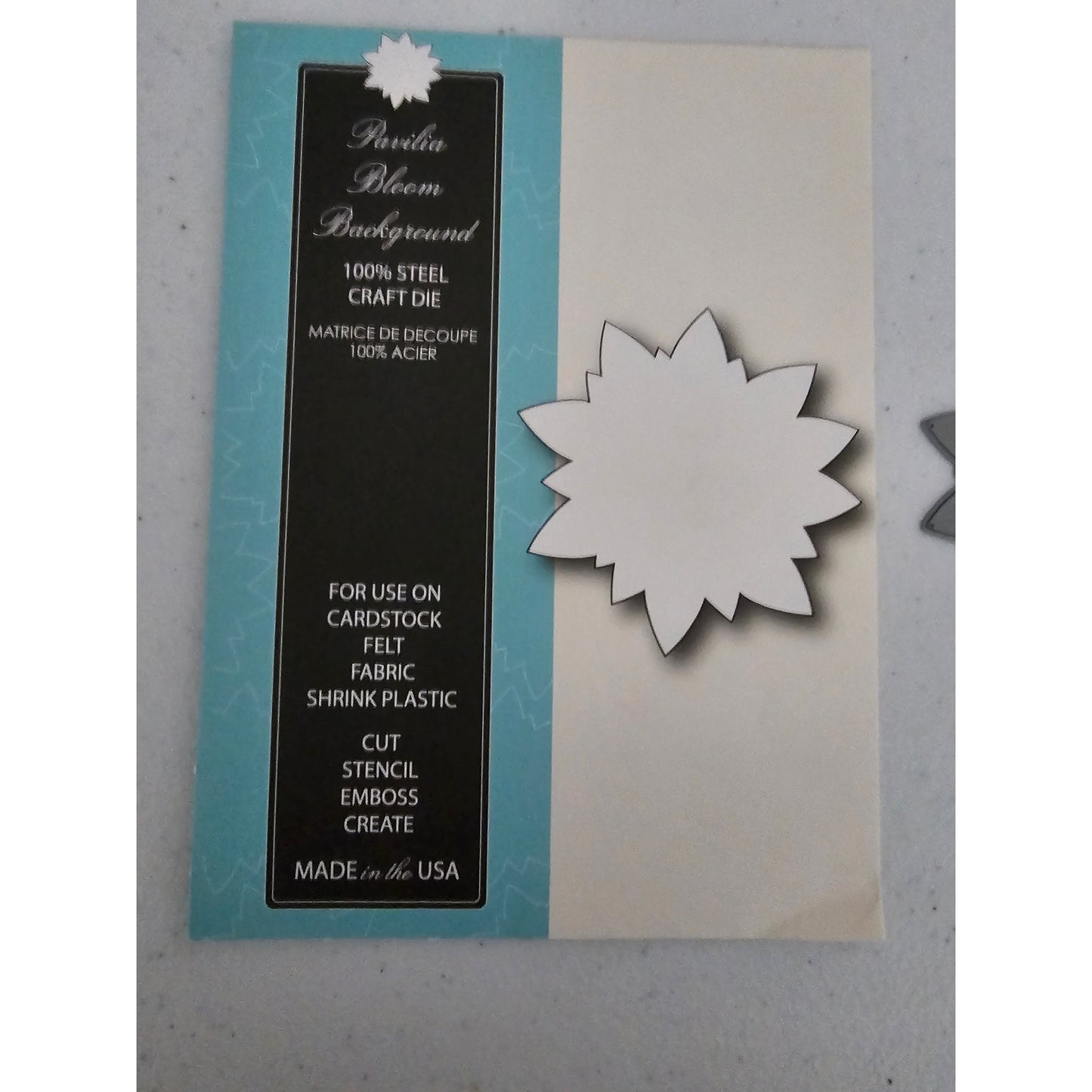 Memory Box Steel Craft Die Pavilia Bloom Background Style 98899