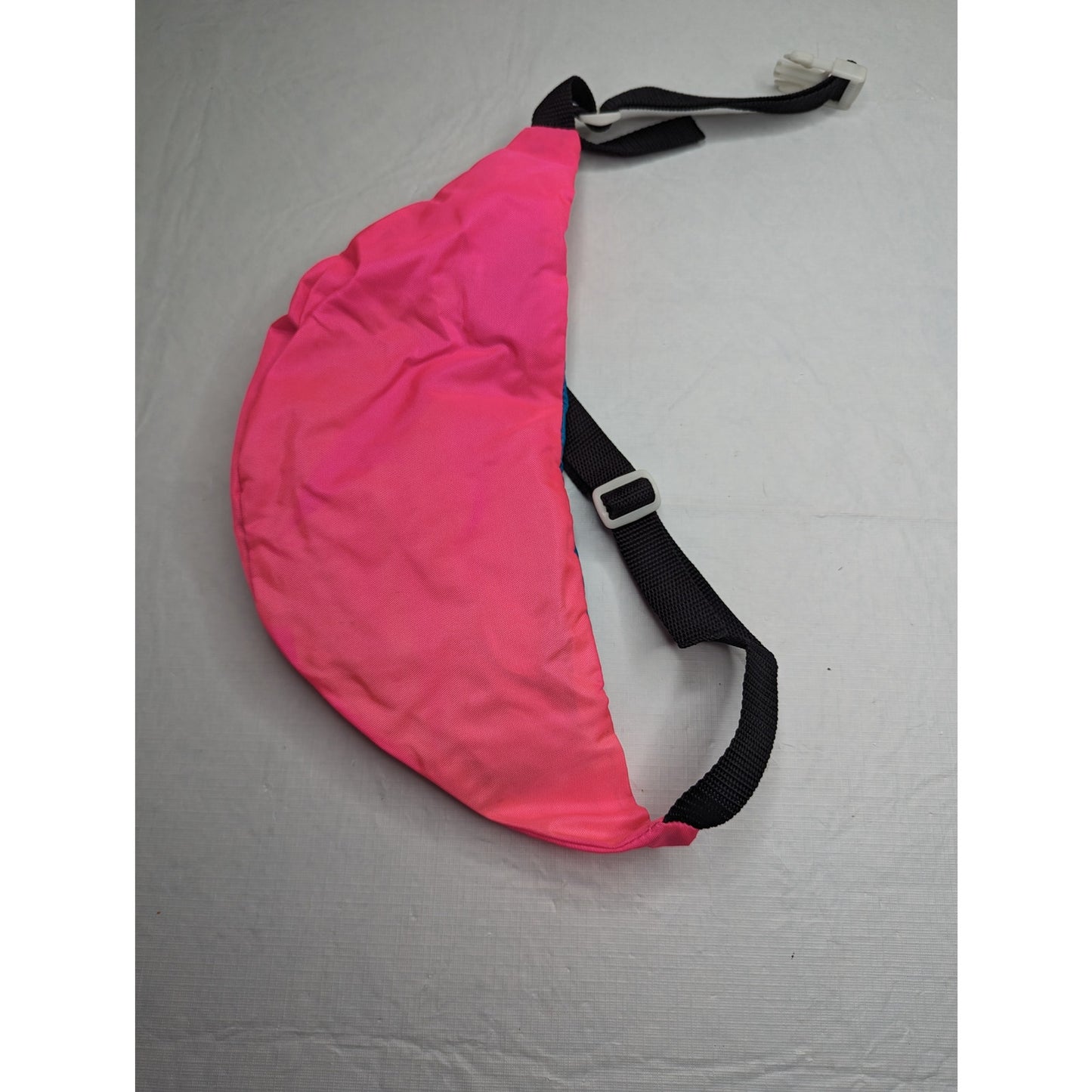 Vintage 1990s Grey Rock Gear Neon Pink Nylon Fanny Pack Waist Bag