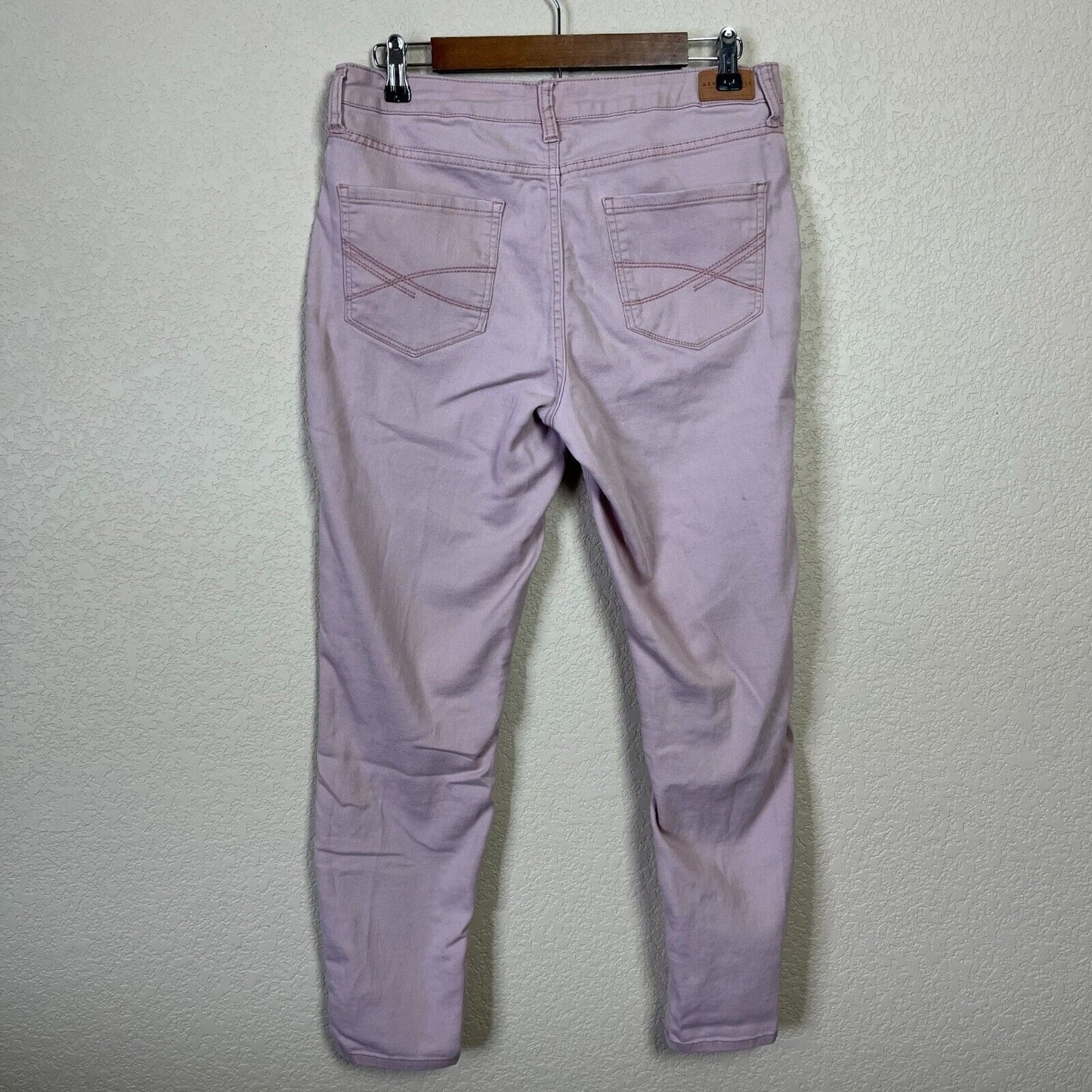 Aeropostale Womens Sz 10 High Waisted Jegging Jeans Light Pink Skinny