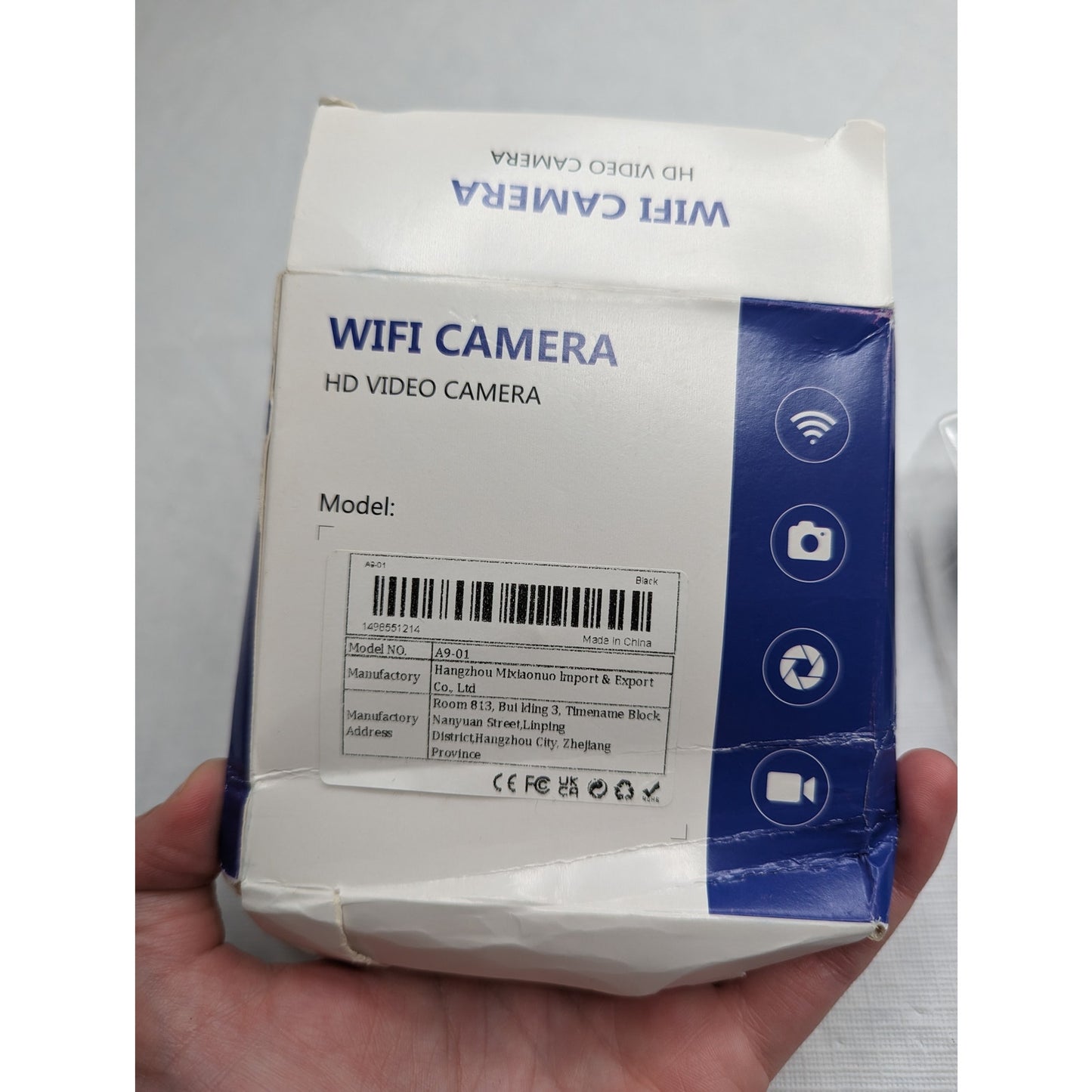 Portable HD Wifi Video Camera Model A9-01