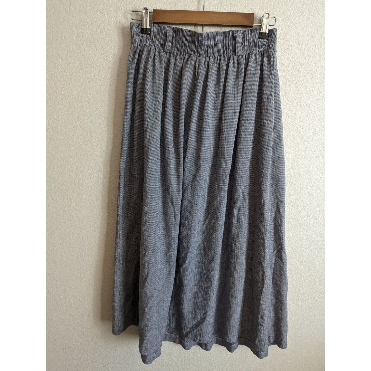 Vintage 1980s Briggs New York Womens Sz 8 Midi Length Skirt Houndstooth