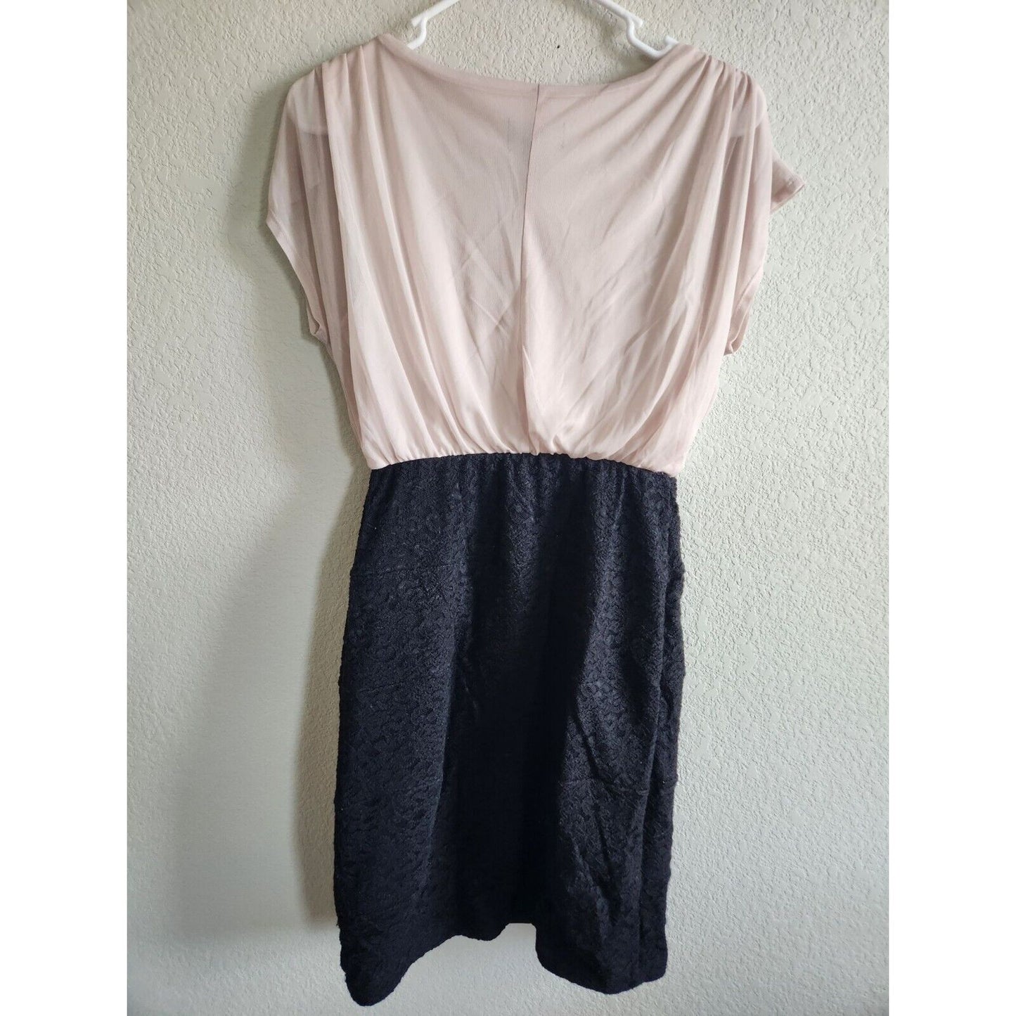 En focus Studio Womens Sz 10 Pencil Dress Light Pink Gray Career