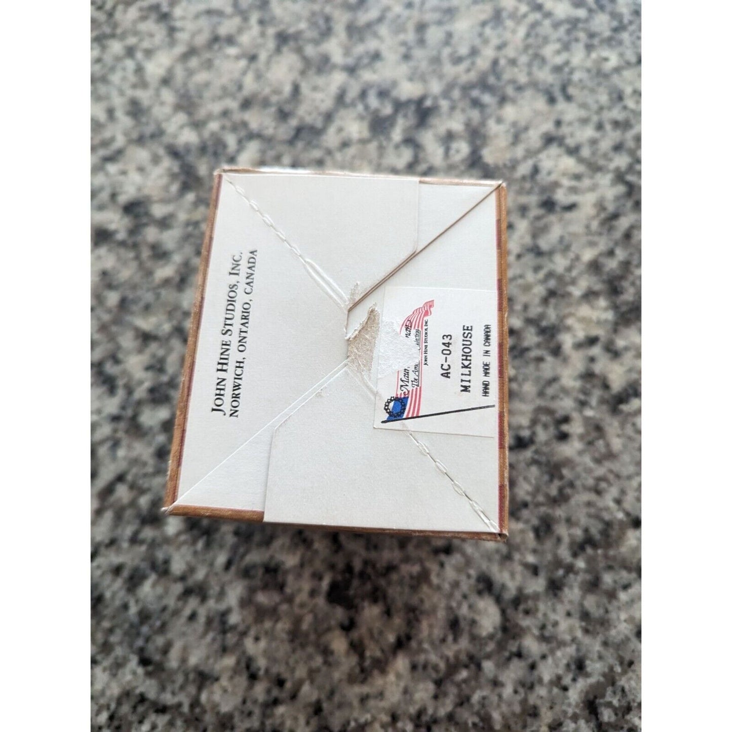 John Hine Studios American Collection Milkhouse House in Box