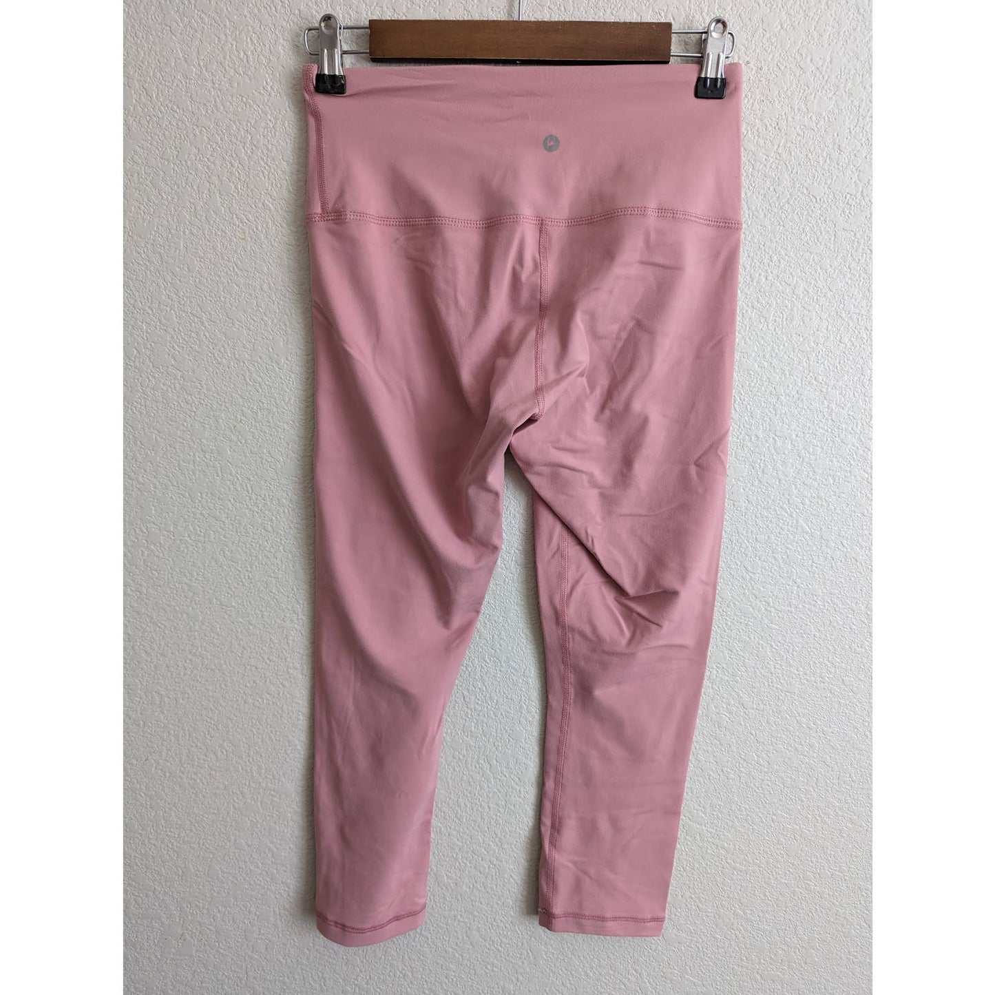 Leggings de compresión recortados rosados de 90 grados por Reflex para mujer Sz S