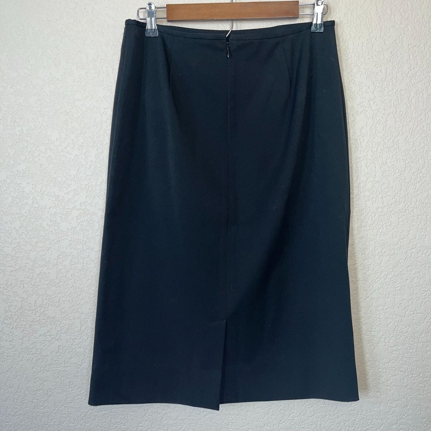 Spencer Tylar Womens Sz 10P Petite Knee Length Skirt Black