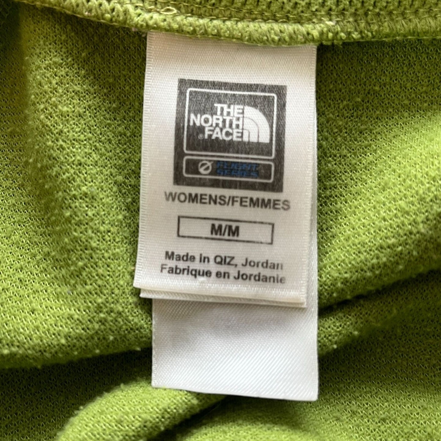 Vintage The North Face Womens Sz M 1/4 Zip Lightweight Fitted Jacket Green