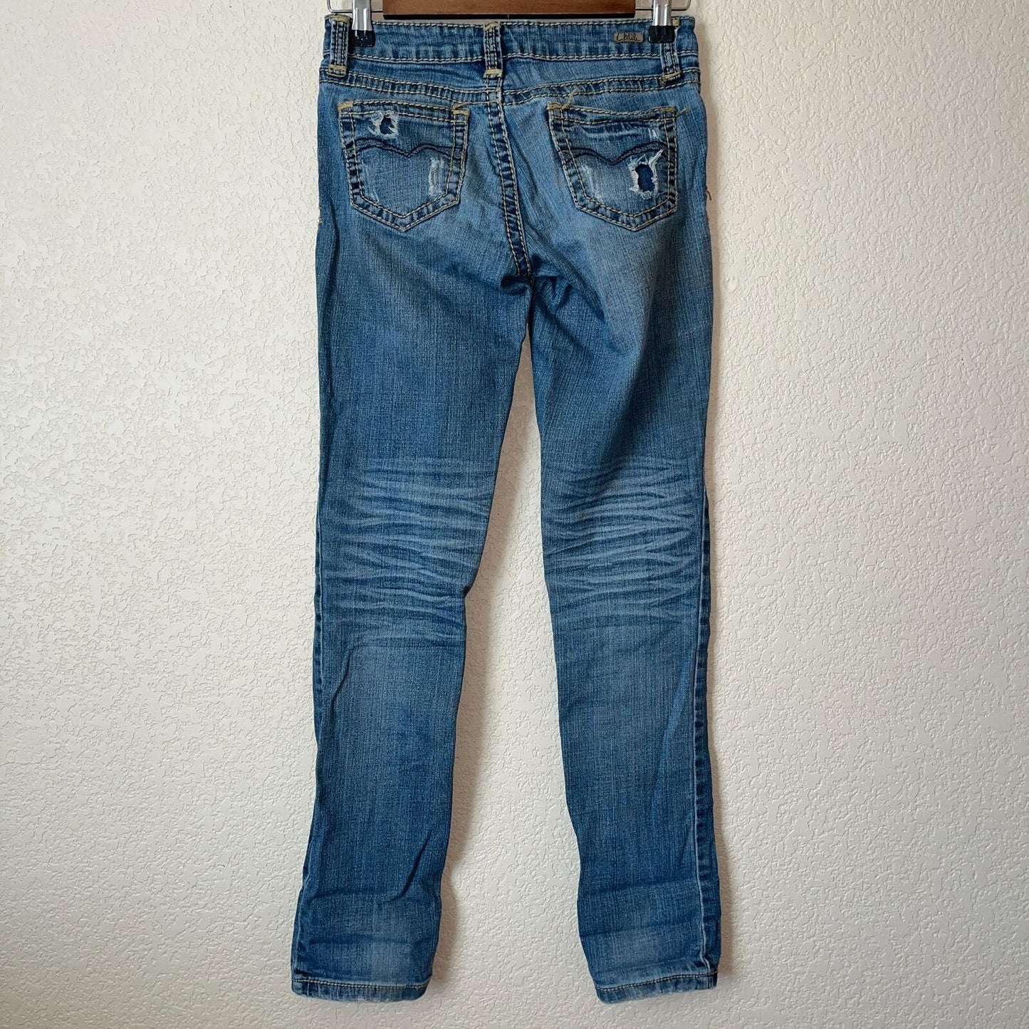 Chiqle Womens Sz 0 Denim Architect Skinny Jeans Medium Wash