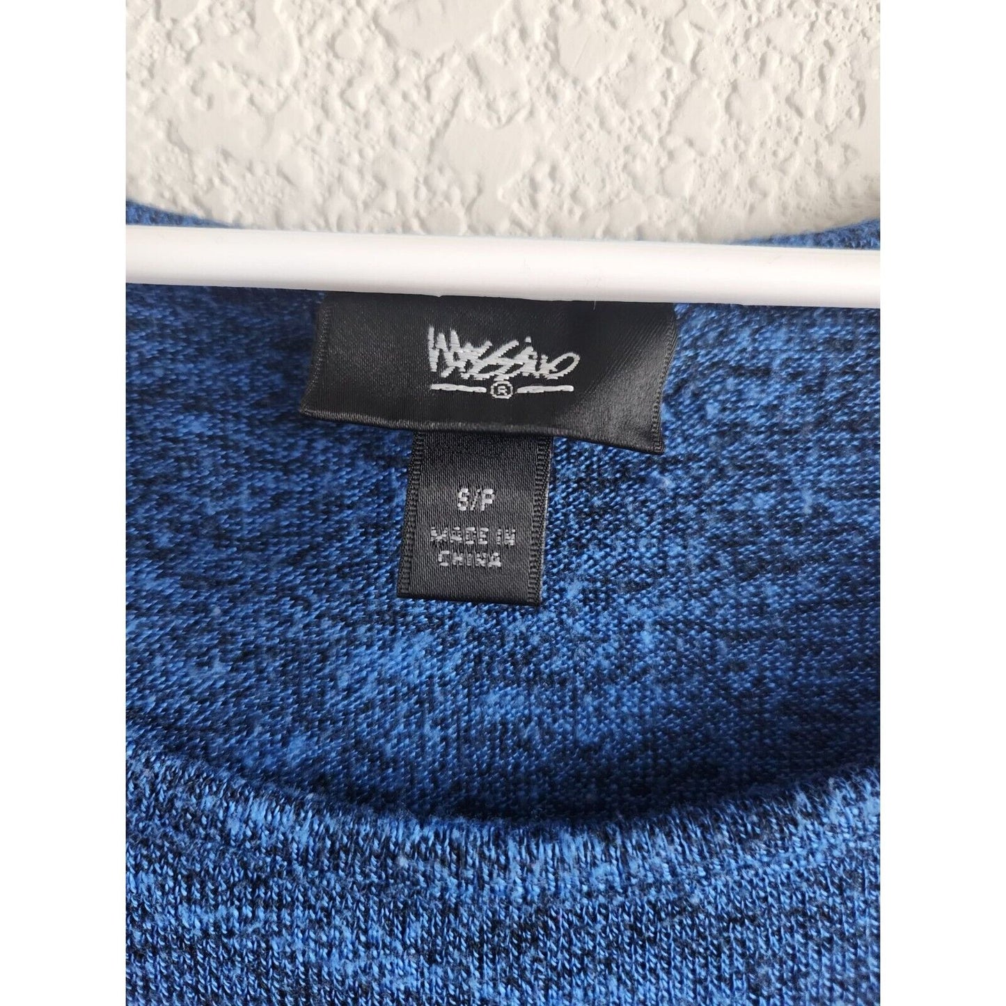 Mossimo Womens Sz S Fitted T Shirt Dress Blue Short Sleeve