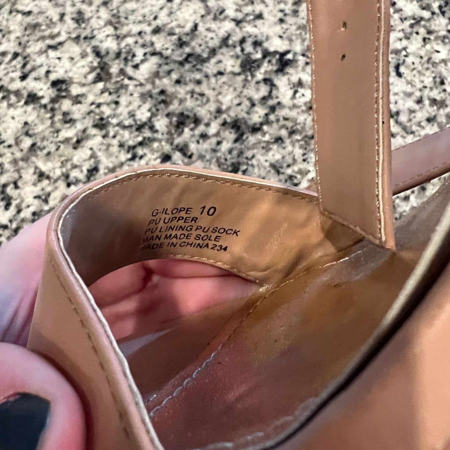 Madden Girl Womens Sz 10 Platform Sandals Heels Beige Y2K