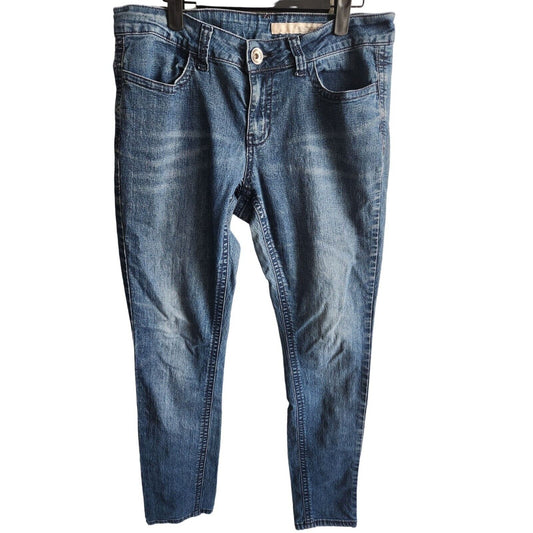 DKNY Womens Sz 10 Medium Wash Blue Jeans Skinny Fit