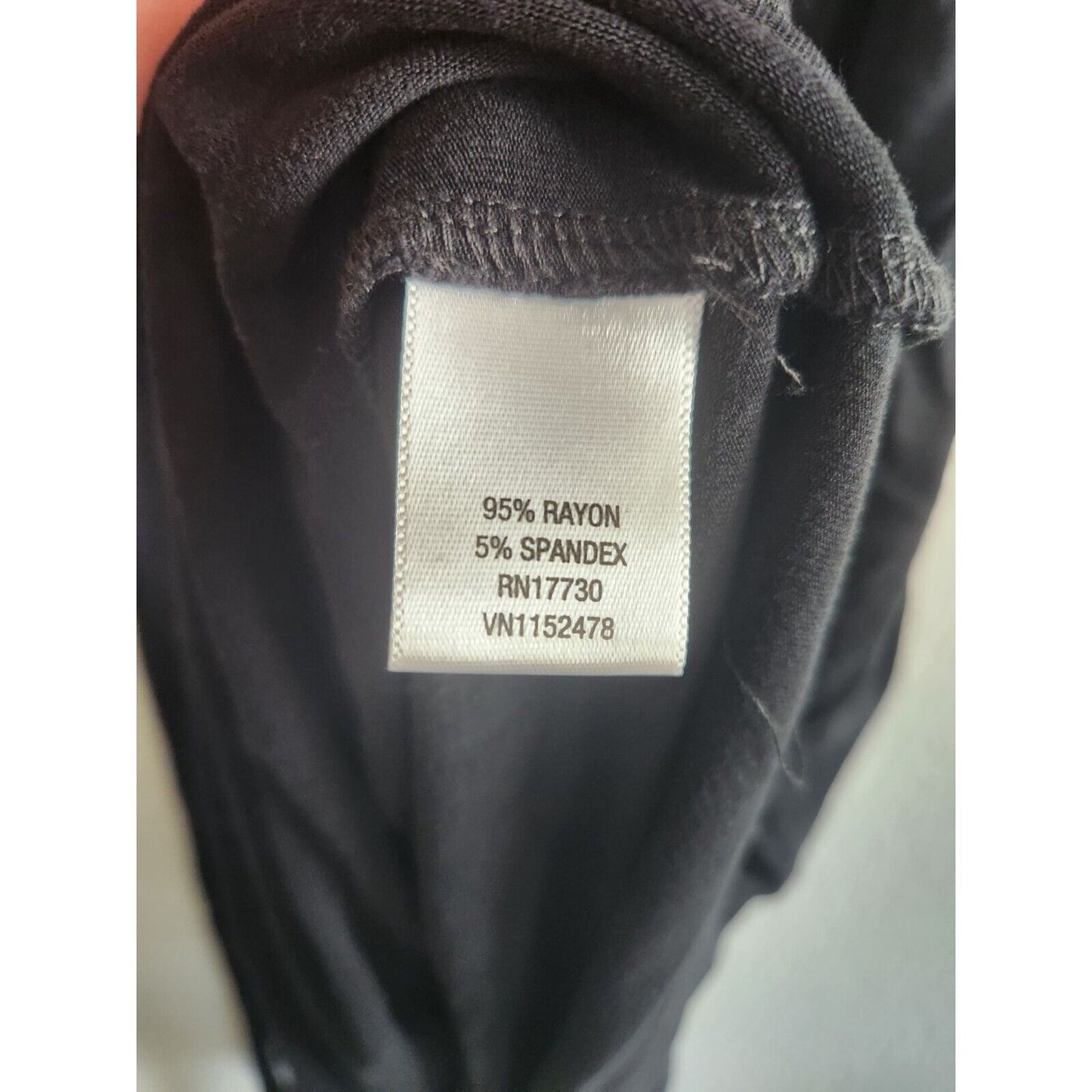 Merona Womens Sz M Knee Length Belted Short Sleeve Dress Solid Black