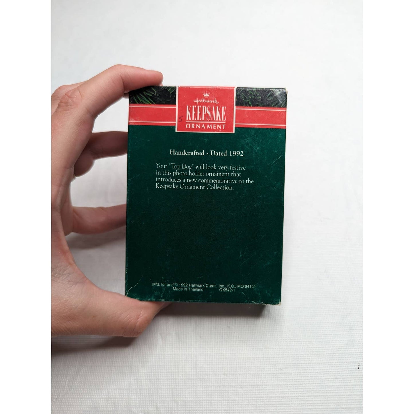 Vintage Hallmark Keepsake Christmas Ornament Special Dog Photo Frame Doghouse