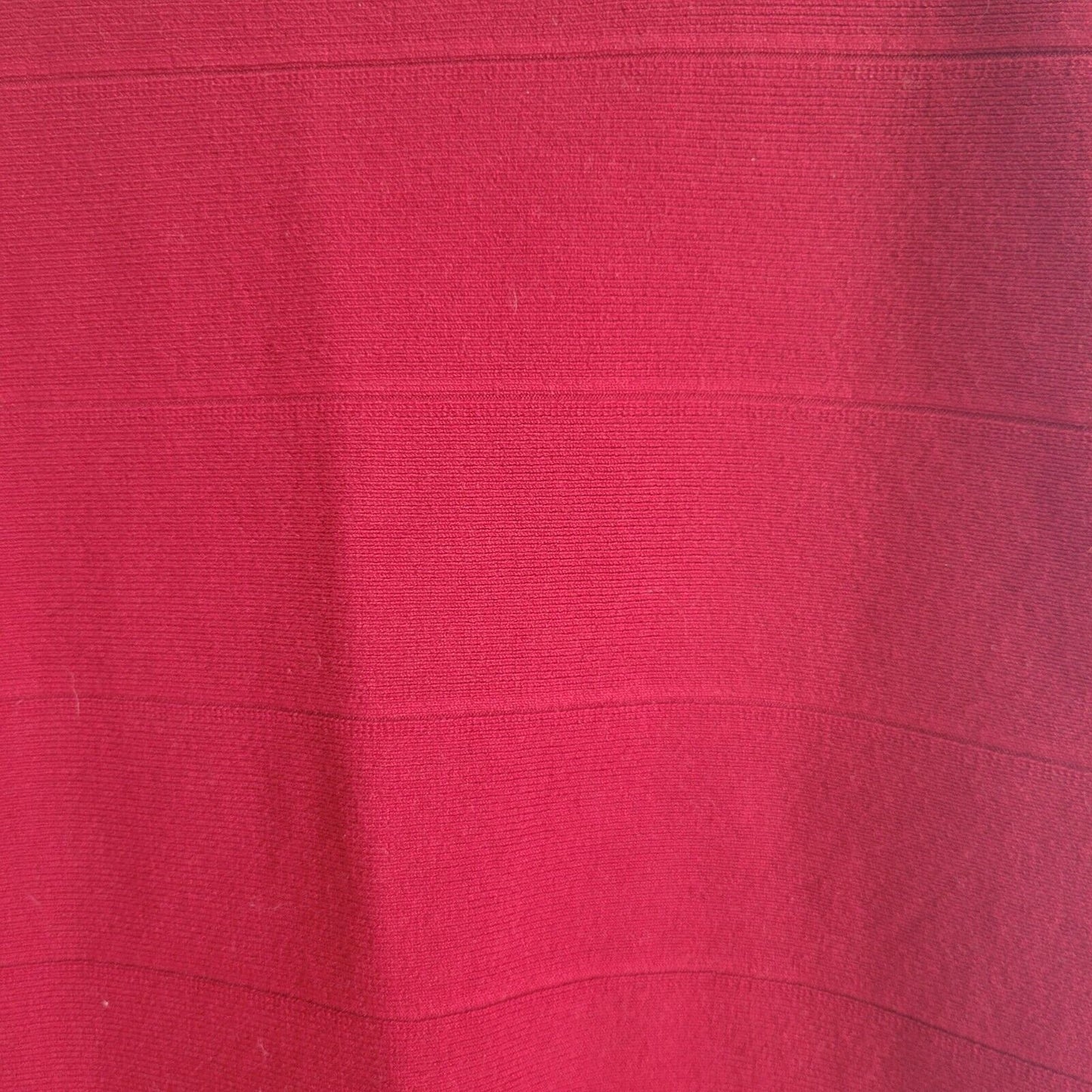 Leith Womens Sz S Solid Red Knit Mini Dress Spaghetti Strap Square Neck