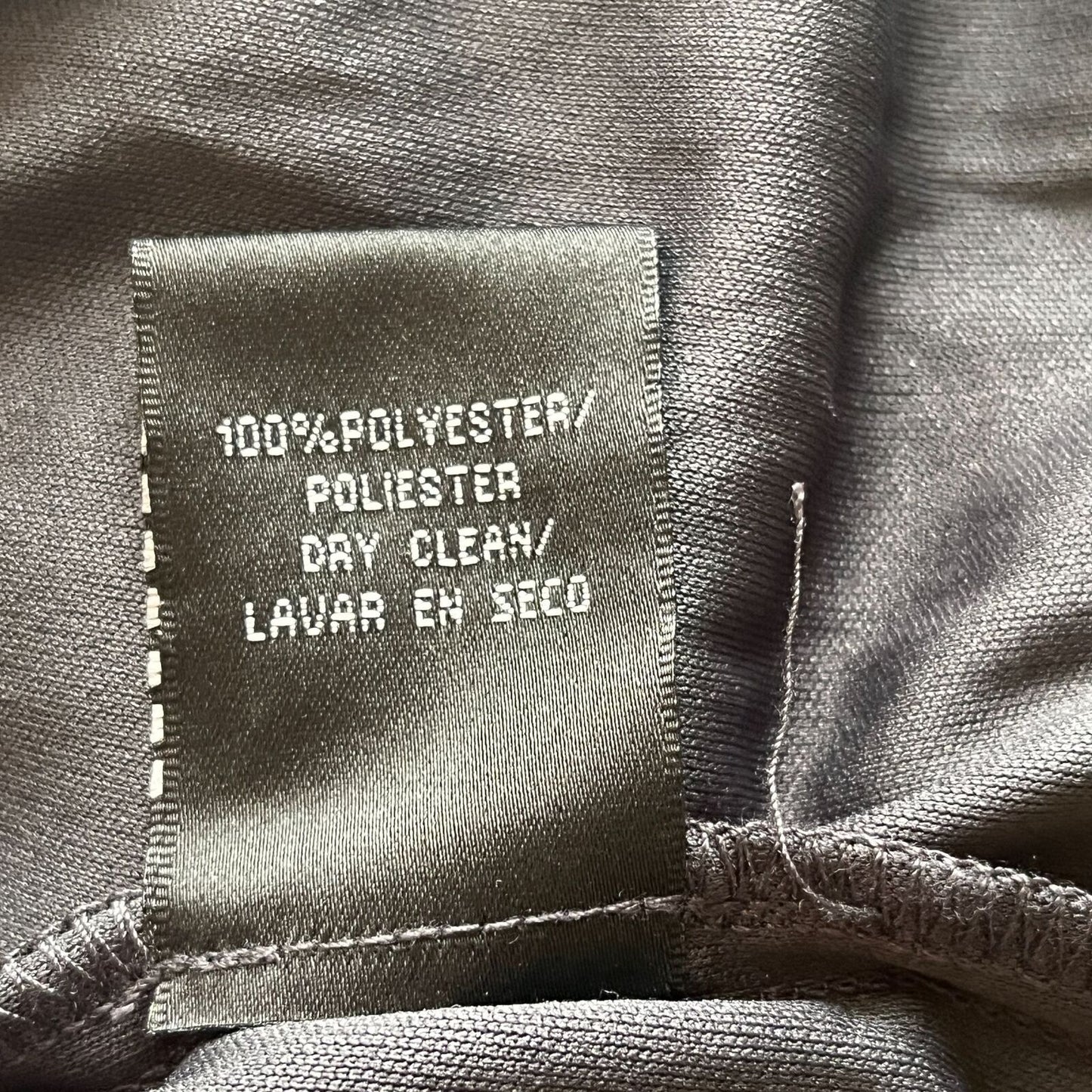 SI Fashions Womens Sz 6 Draped Little Black Dress Y2K 2000s