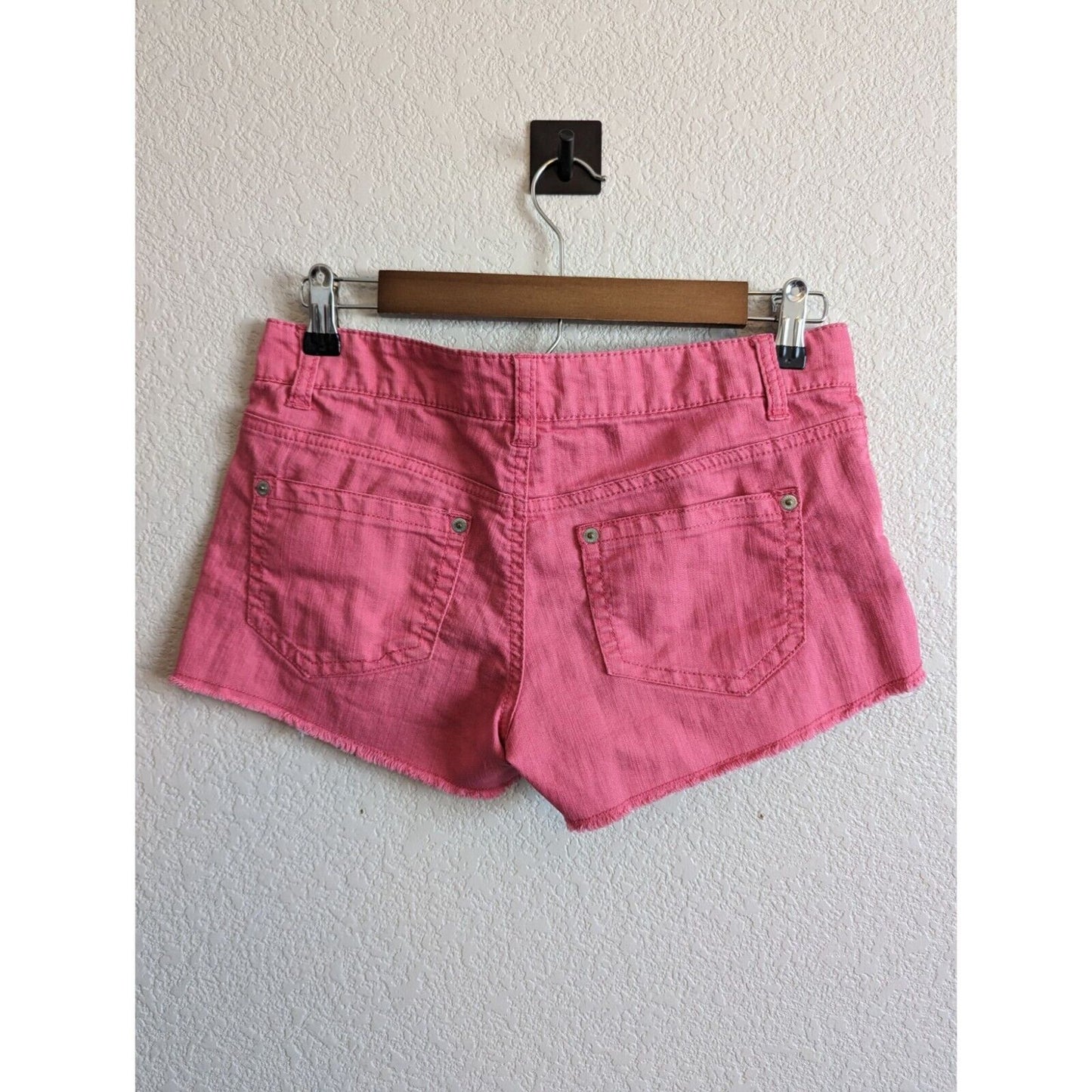 Celebrity Pink Juniors Sz 5 Bubblegum Pink Chino Denim Shorts