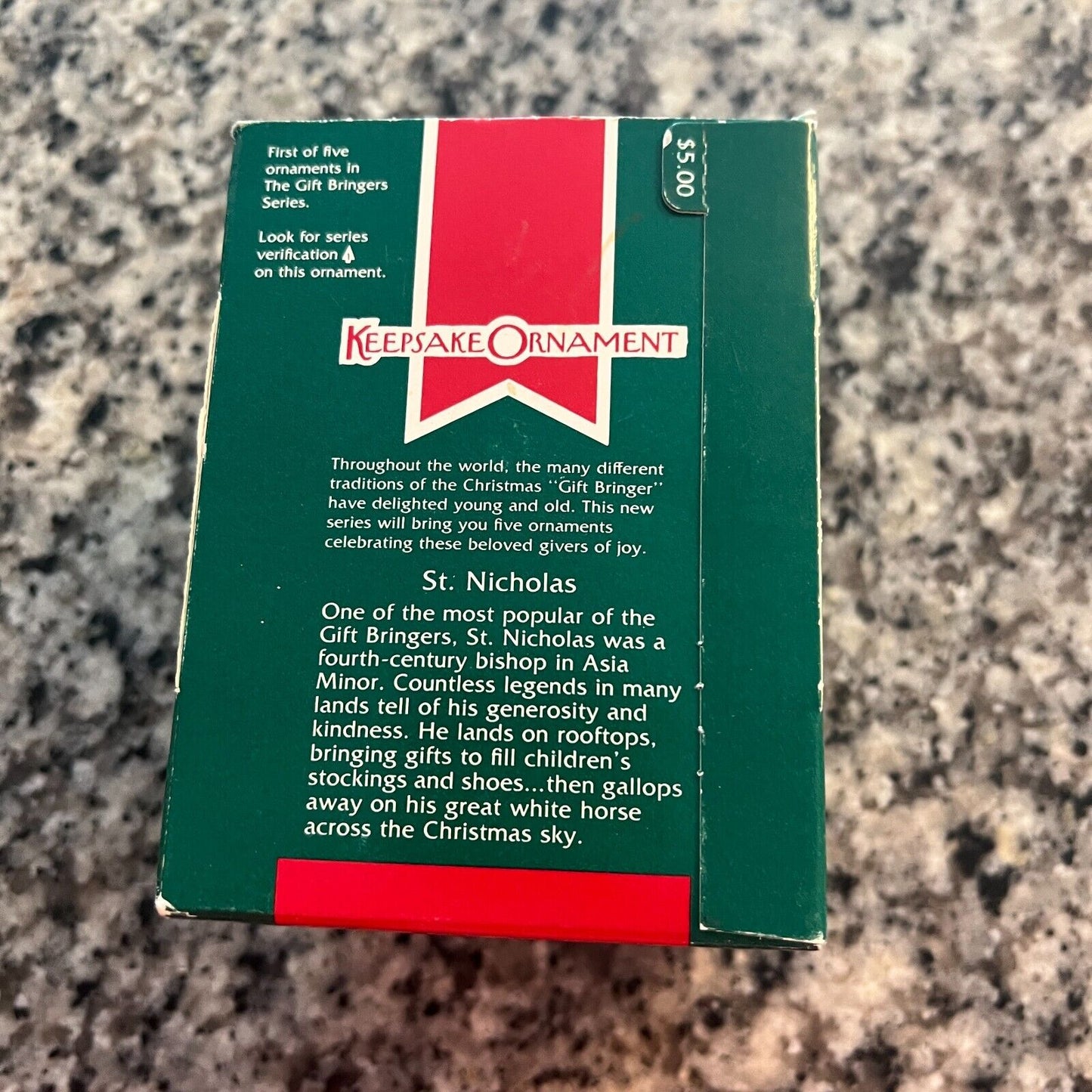 Vintage Hallmark Christmas Keepsake Ornament The Gift Bringers 1989