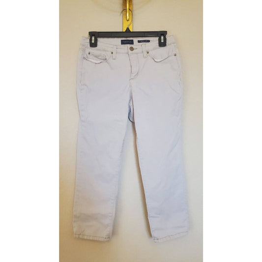 Charter Club Womens Sz 6 Bristol Capri Pants Ivory Straight Leg