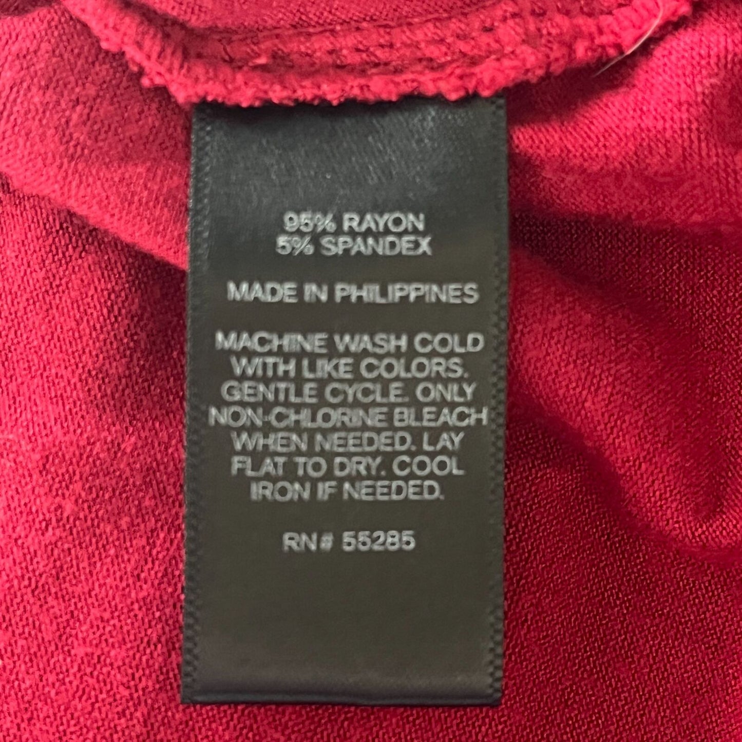 Express Womens Sz S Red Long Sleeve Dress Knit Front Y2K 2000s