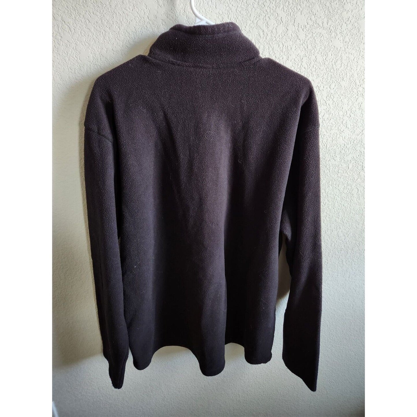 Old Navy Womens Sz XL 1/4 Zip Pullover Fleece Jacket Black